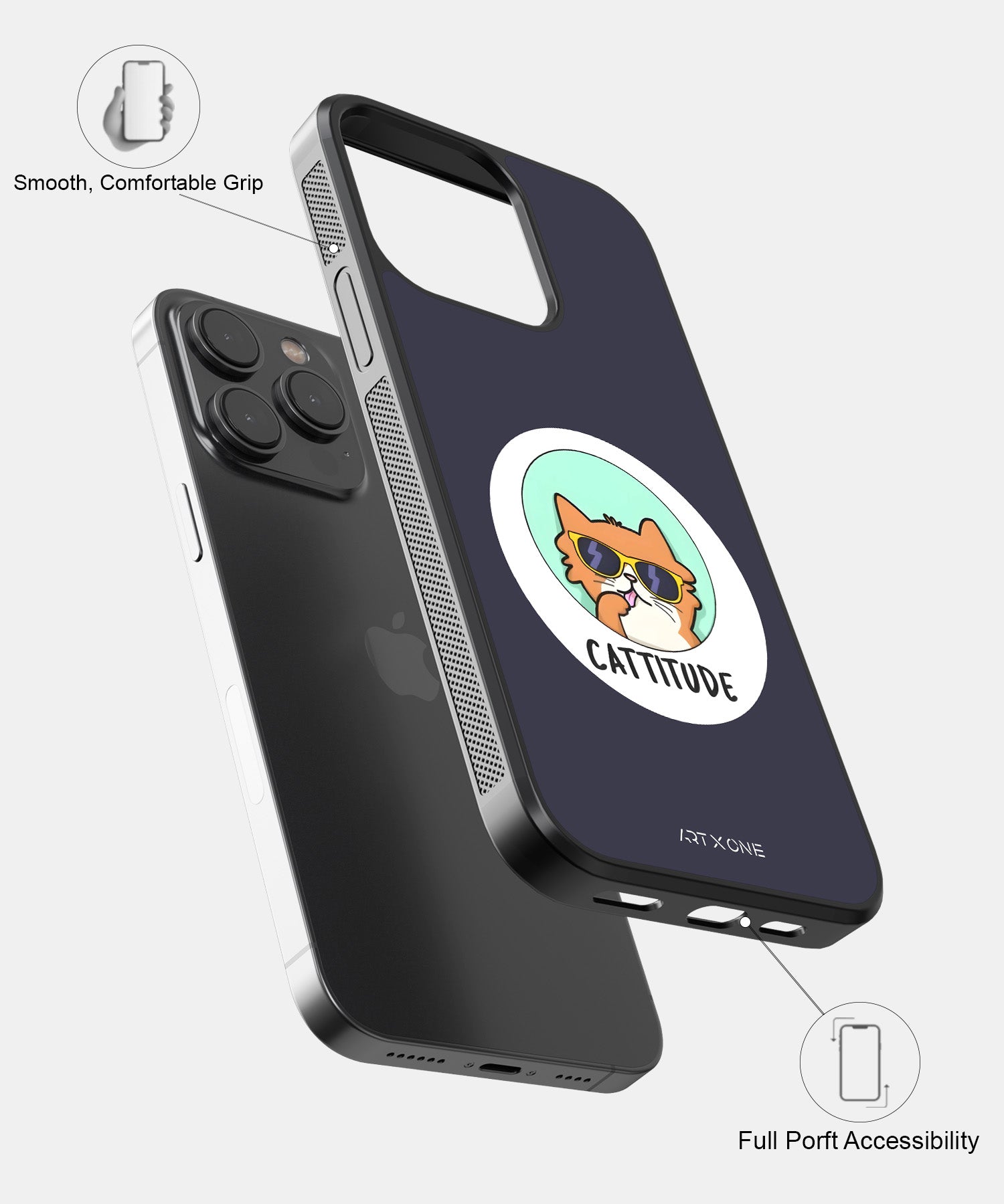 Cattitude Mobile Back Cover