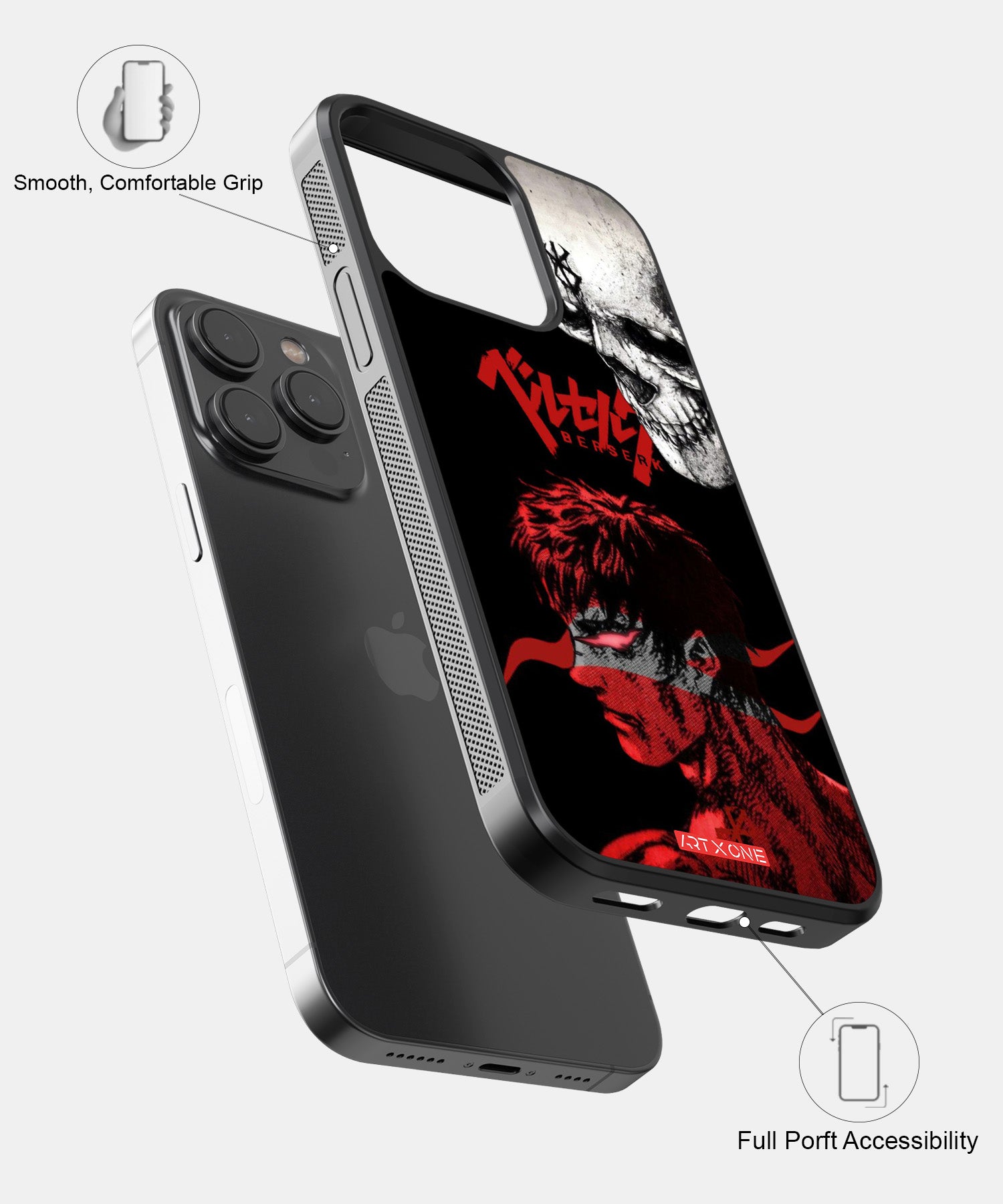 Berserk  (Berserk Skull) Mobile Back Cover