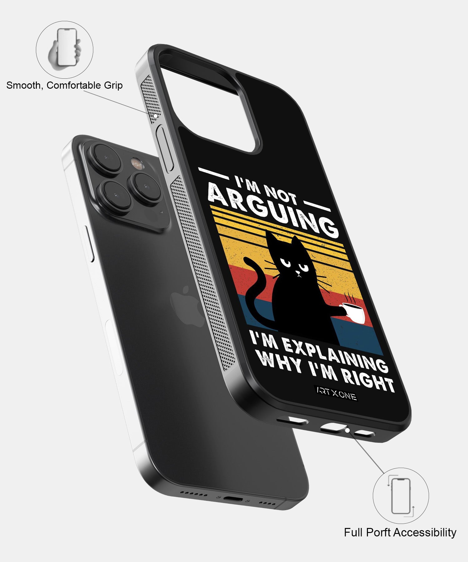 No Arguments! Mobile Back Cover