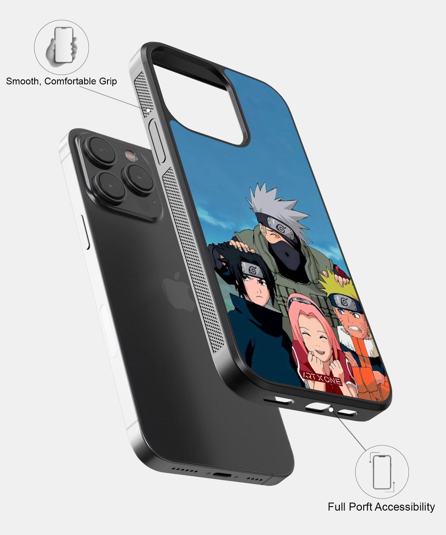 Kakashi And Friends Mobile Back Cover