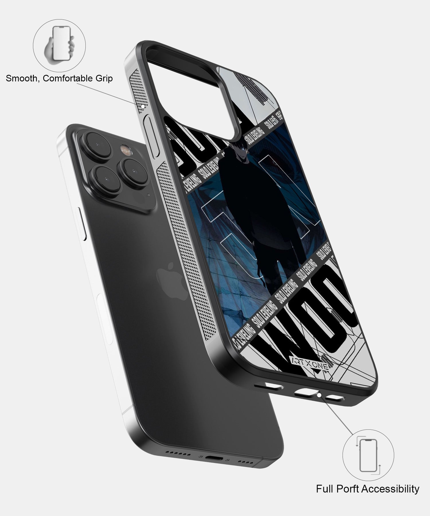 Solo Leveling  (Jin Woo) Mobile Back Cover