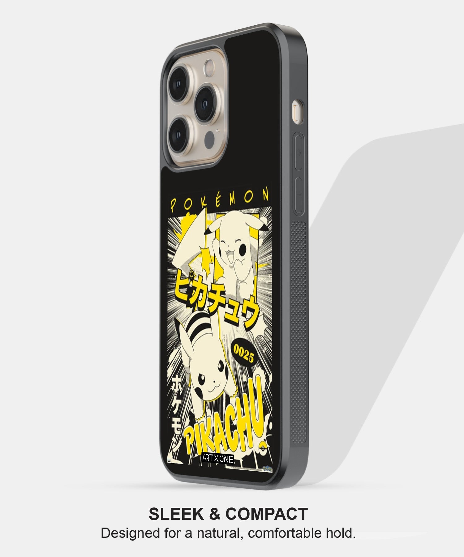 Cartoon (Pikachu Thunder) Mobile Back Cover