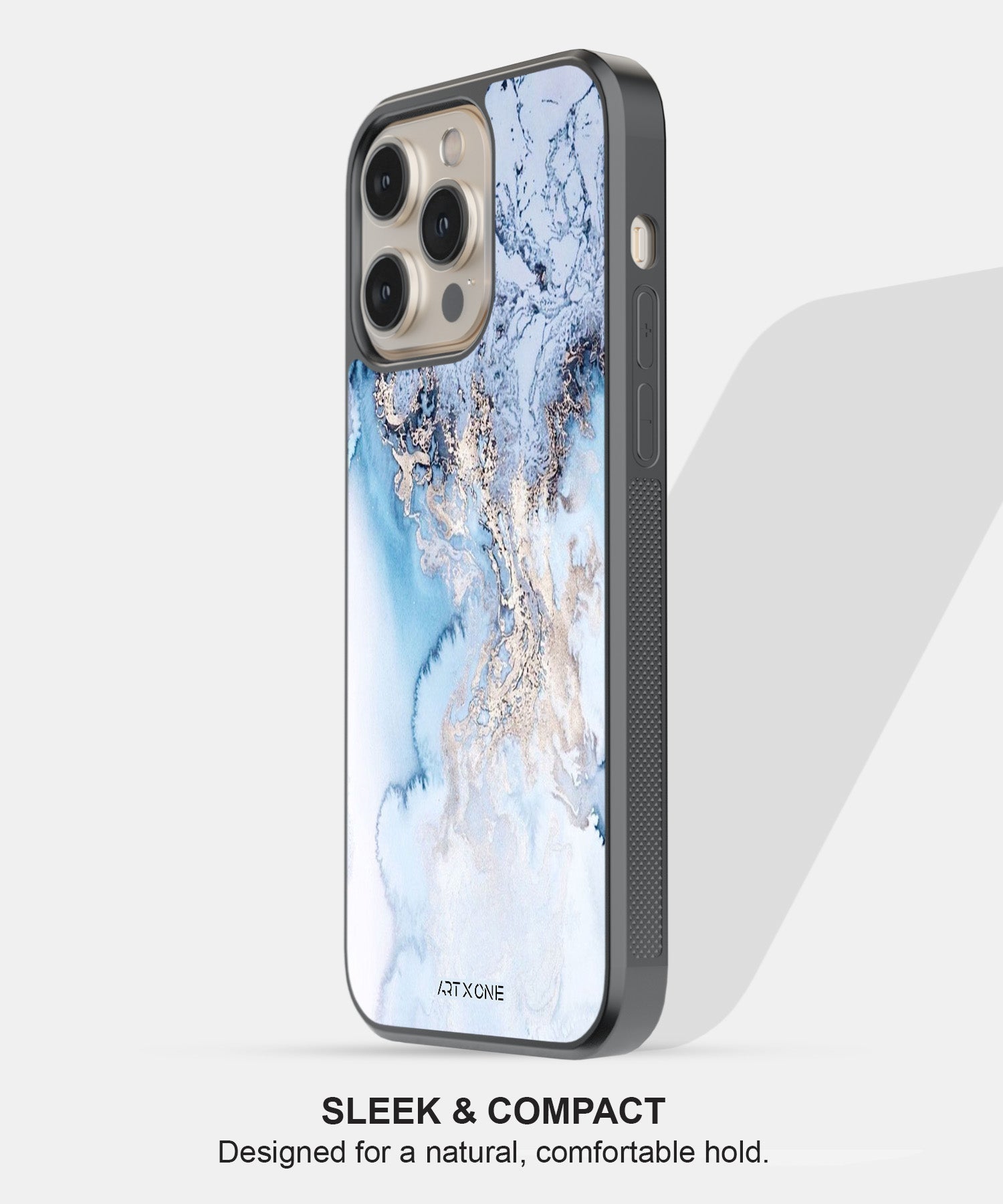 Aries Gold Marbel Mobile Back Cover