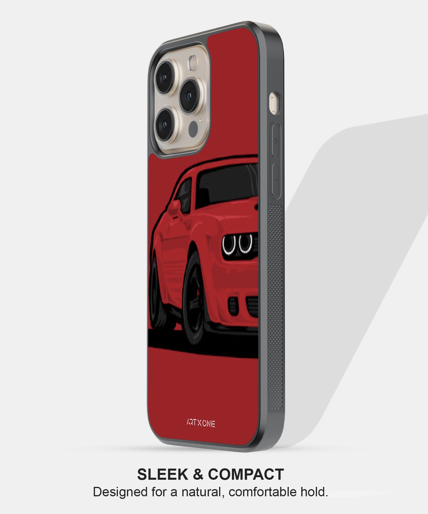 Sleek Red Sports Car Designer Mobile Back Cover
