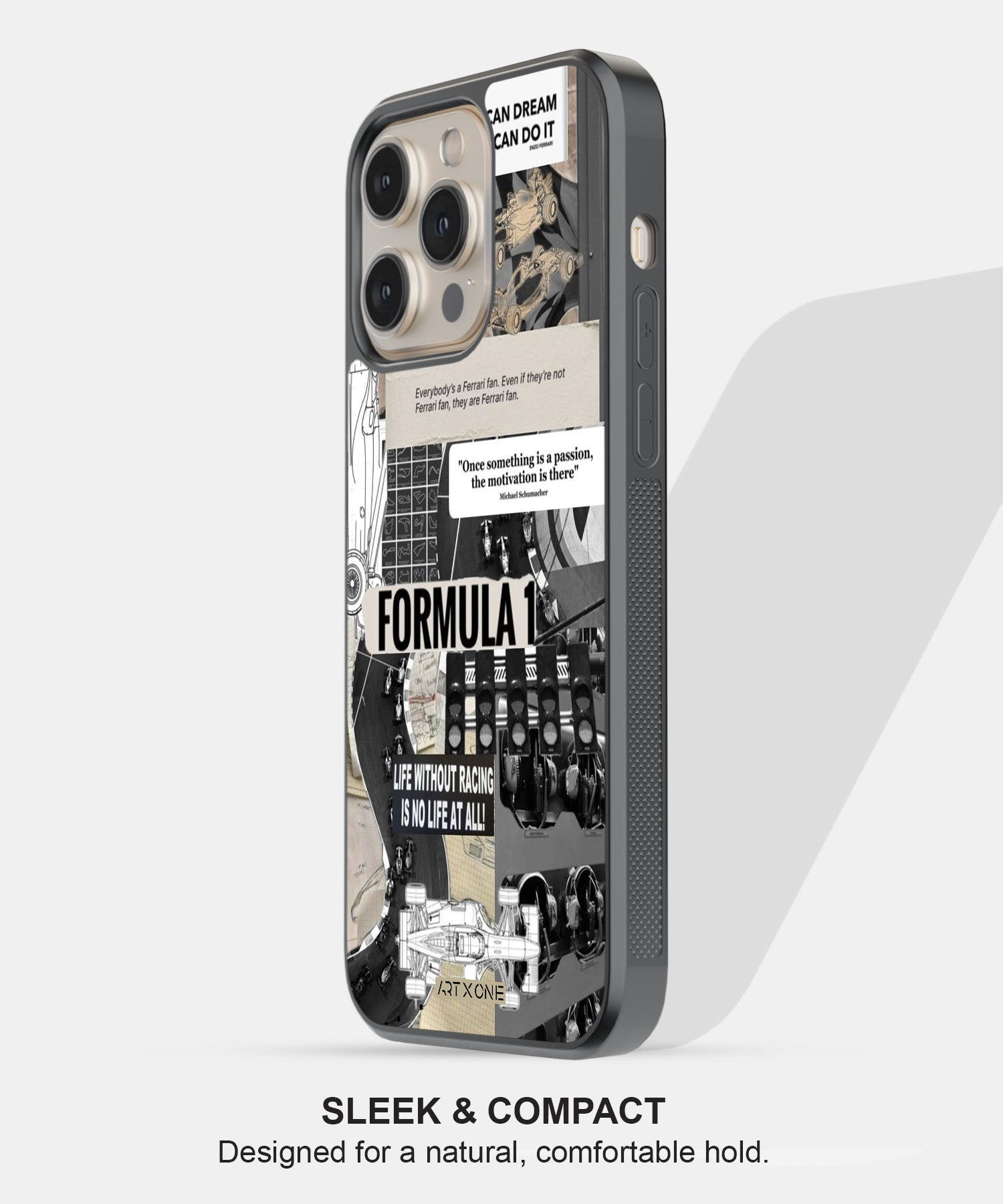 Formula 1 Sticker Mobile Back Cover