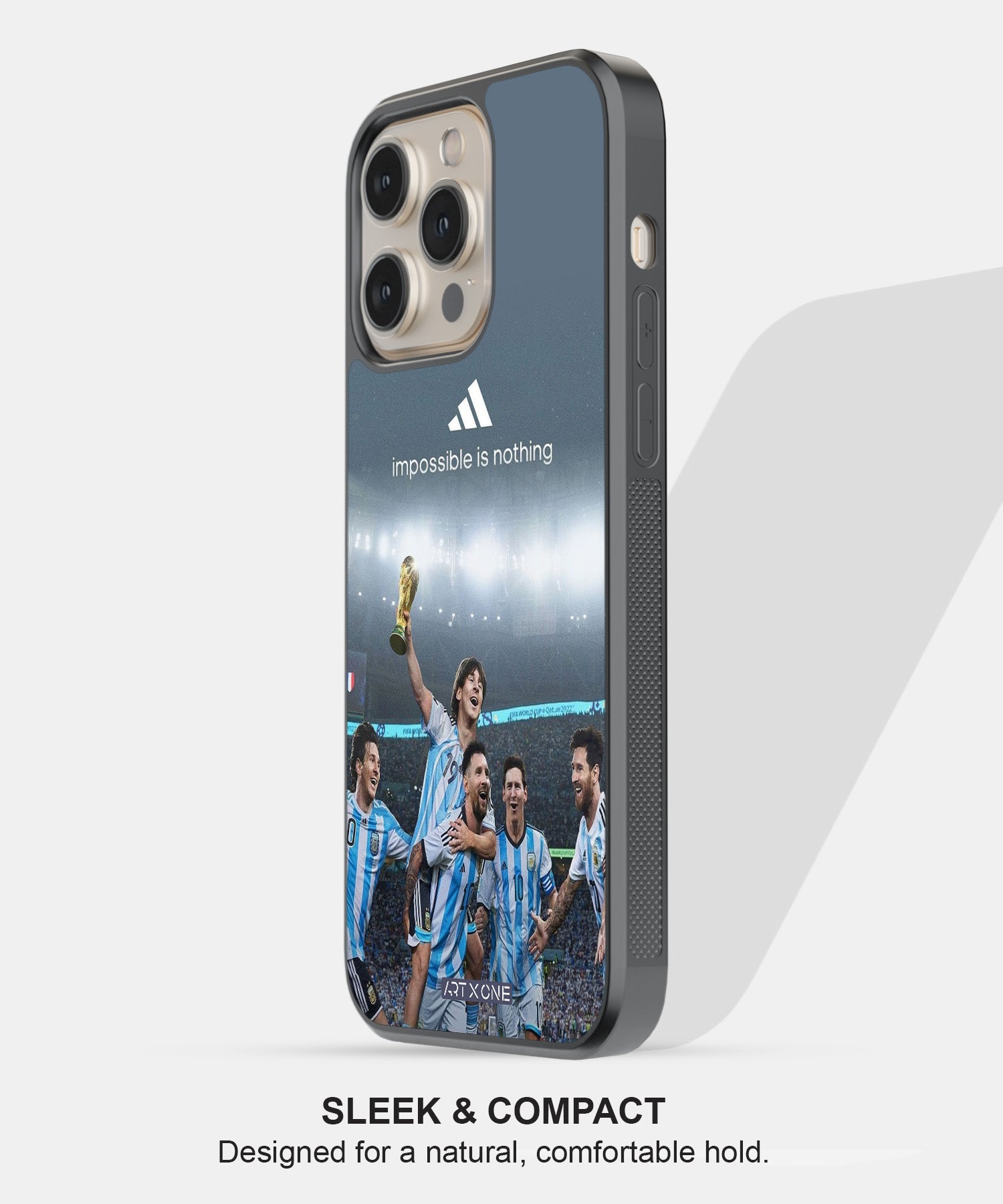 Football (Messi Nothing is Impossible) Mobile Back Cover