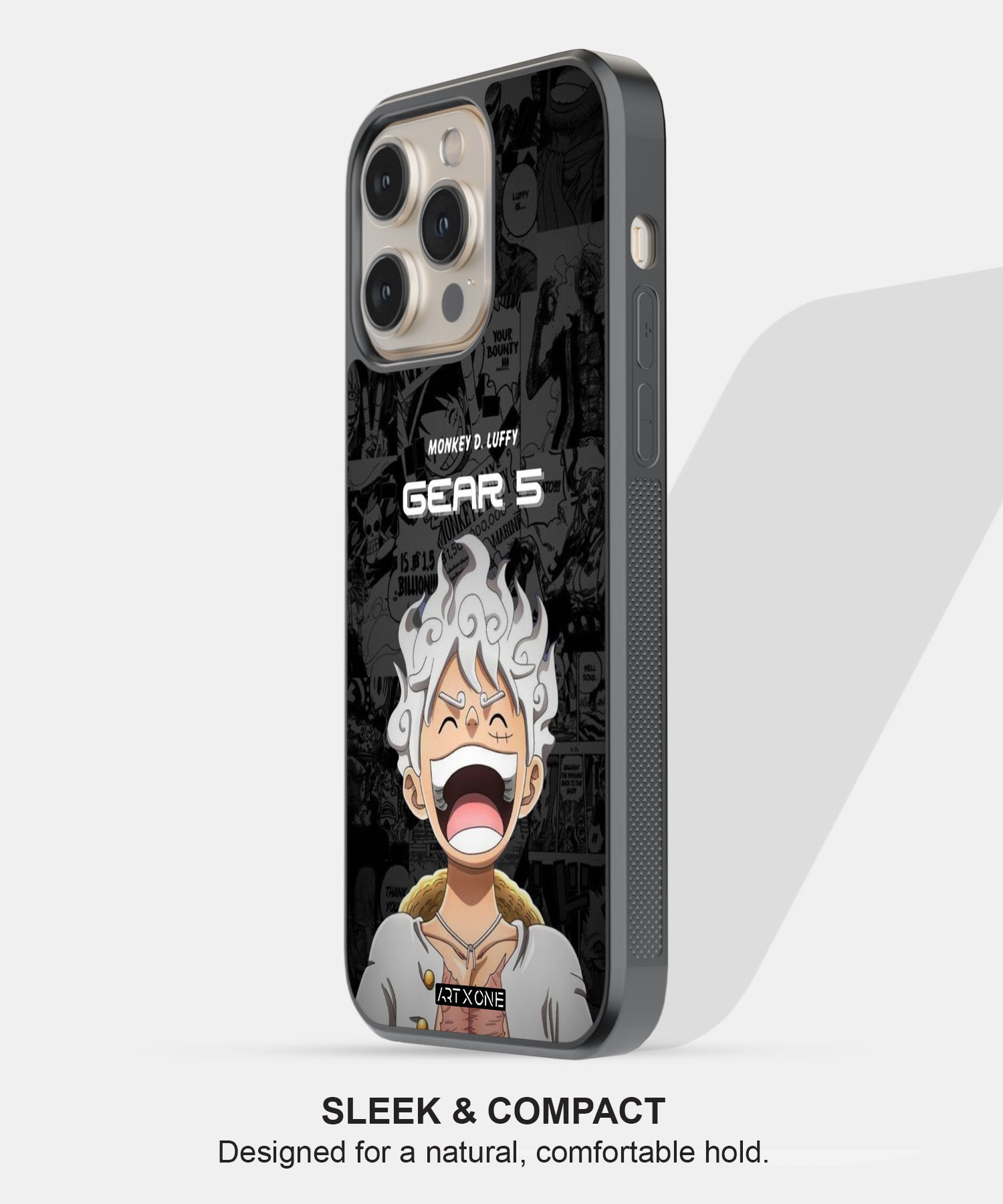 One Piece  (Luffy Gear 5 Black) Mobile Back Cover