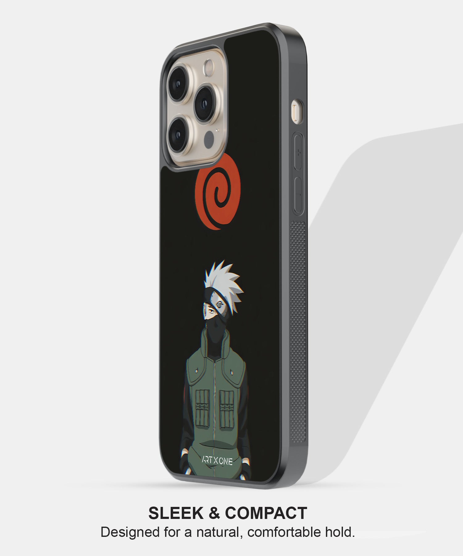 Black Kakashi Mobile Back Cover