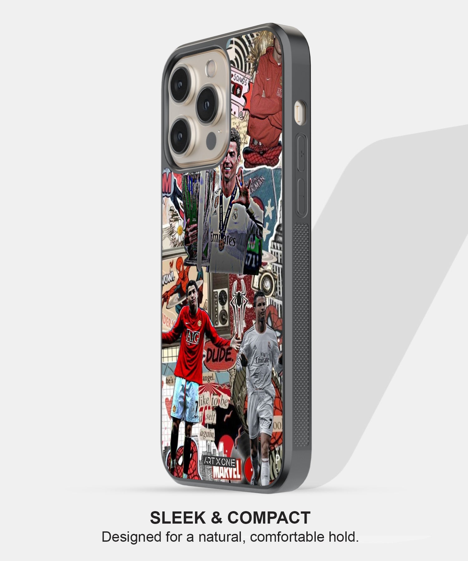 Football (Ronaldo x Spiderman) Mobile Back Cover