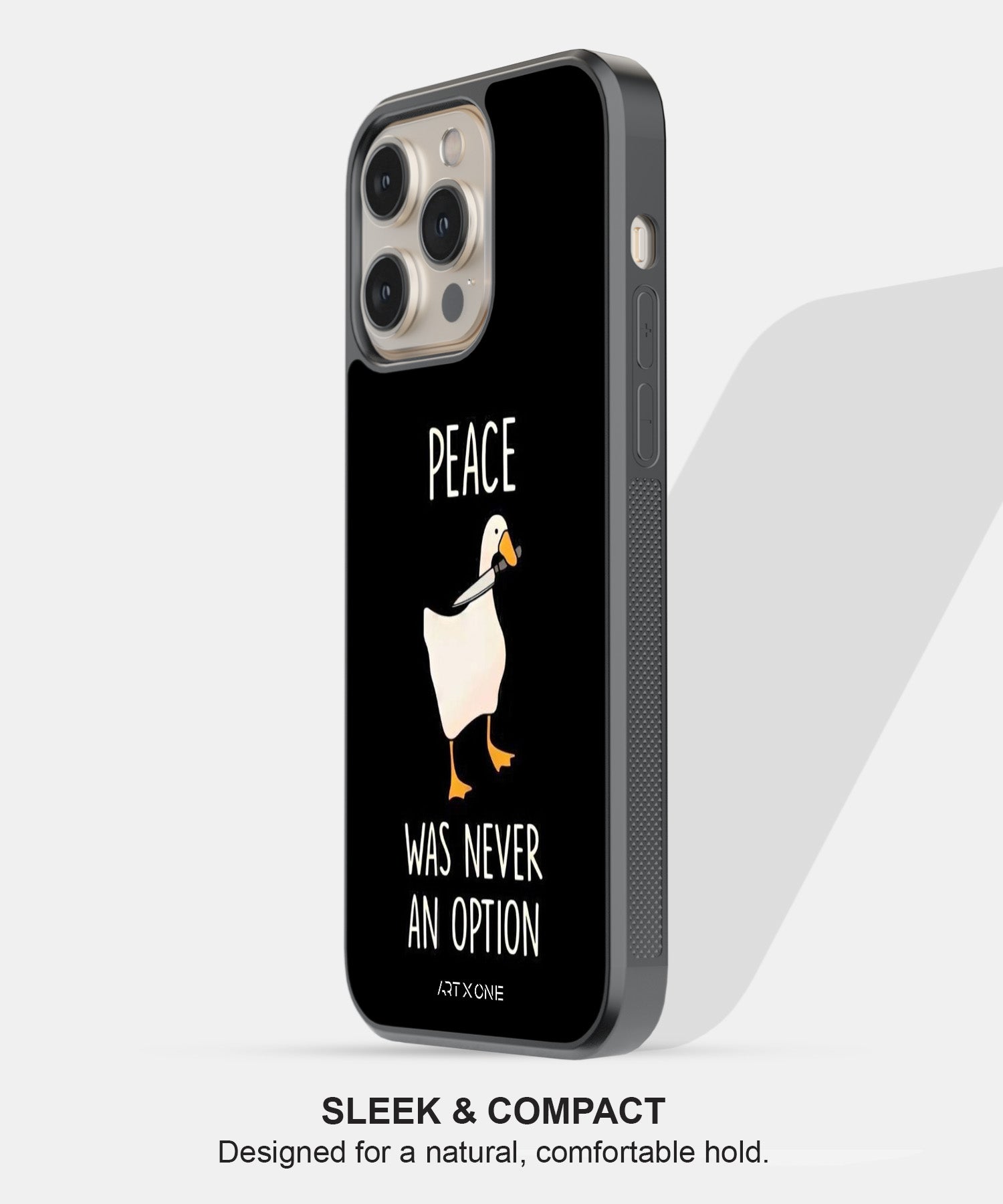 Peace was never an option Mobile Back Cover