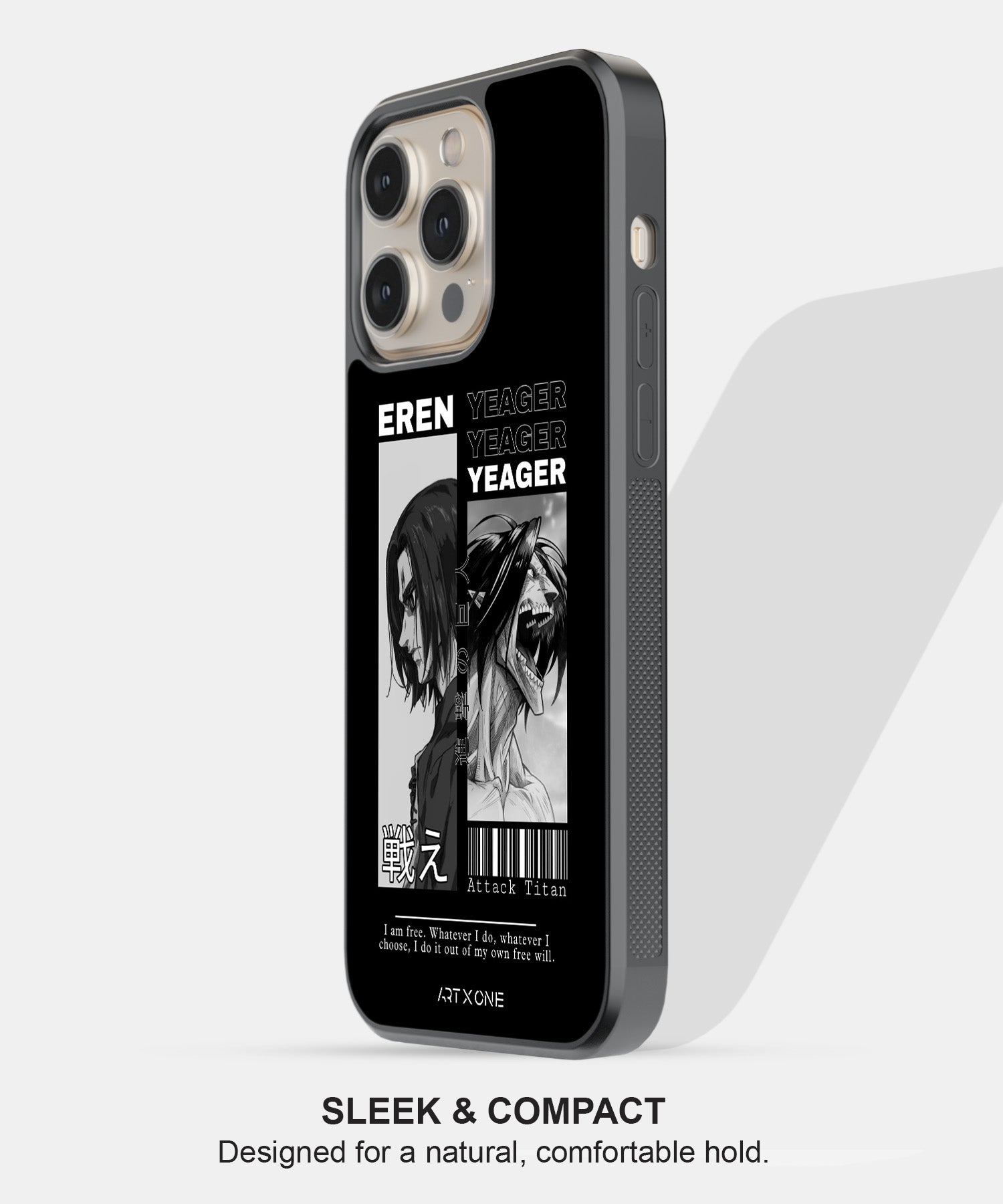 Attack On Titan (Eren X Attack Titan) Mobile Back Cover