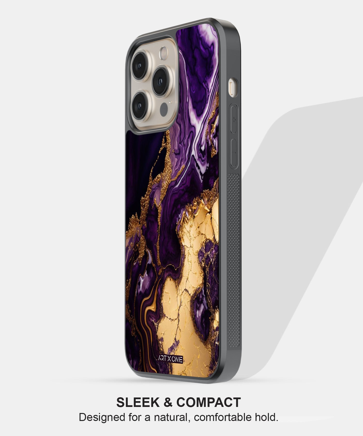Purple Marbel Mobile Back Cover