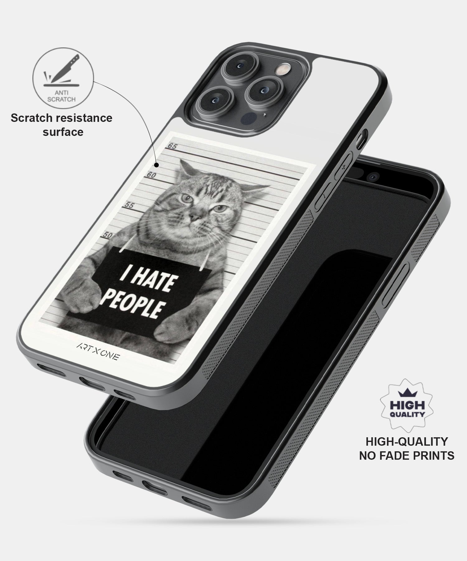Hating Hoomans! Mobile Back Cover