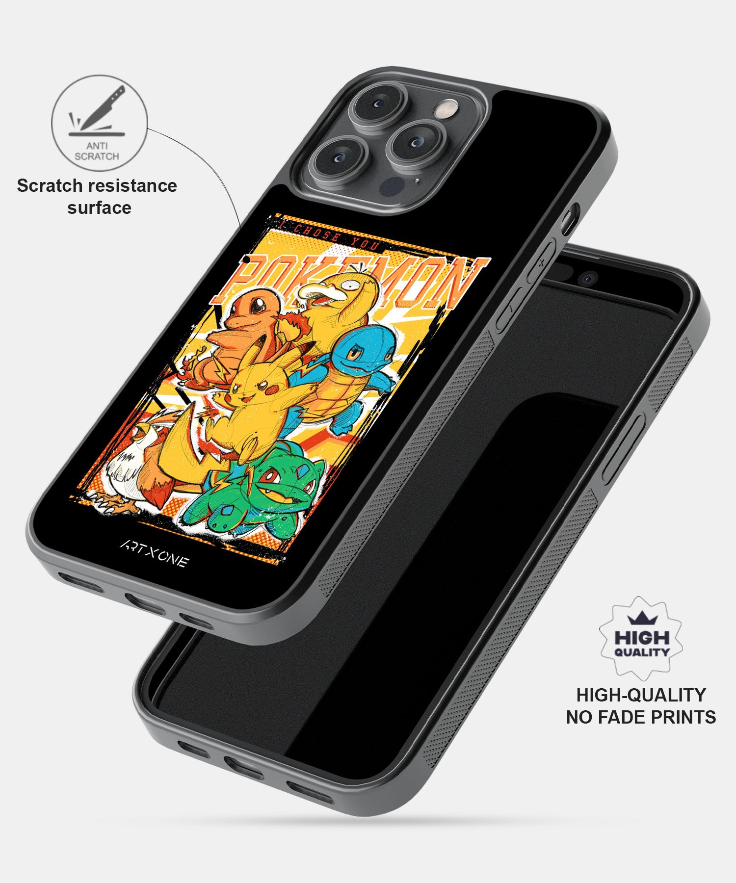 Cartoon (Pokemon Starter Pack) Mobile Back Cover