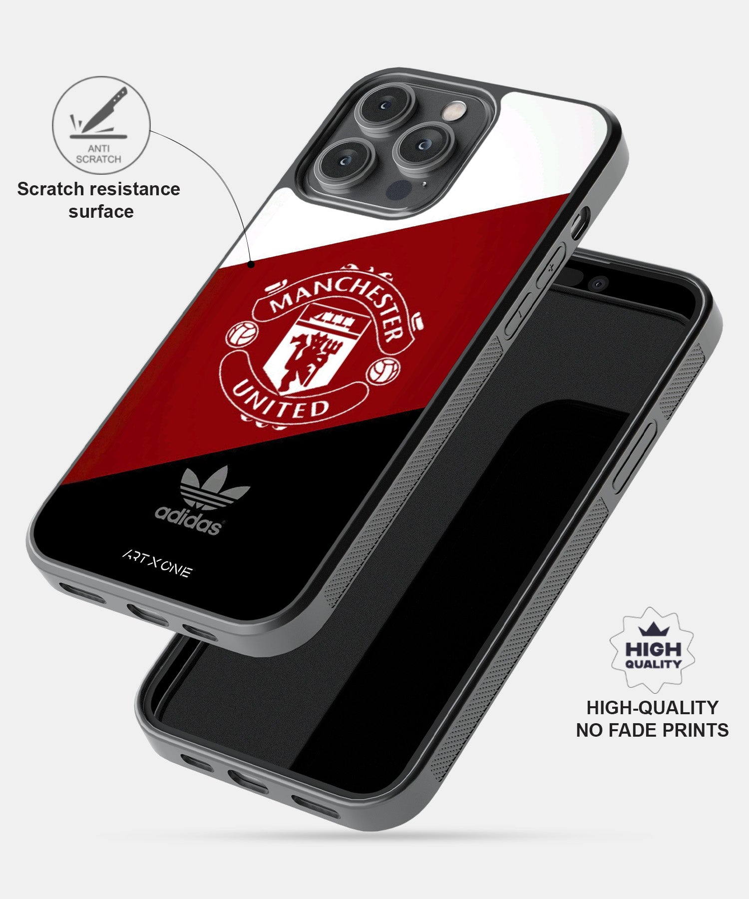 Football (Manchester United Adidas) Mobile Back Cover