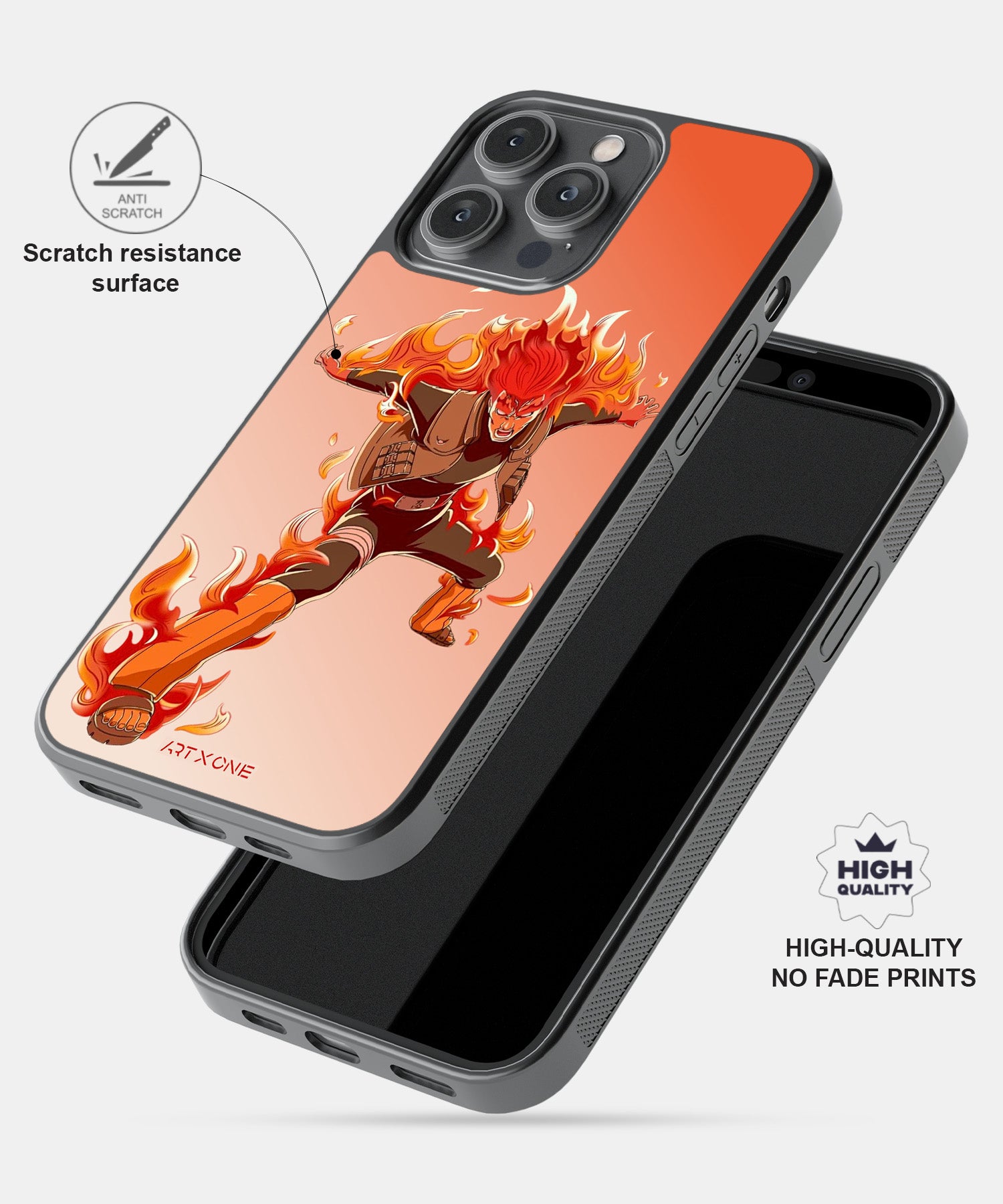 Might Guy Awakening 8 Gates Mobile Back Cover