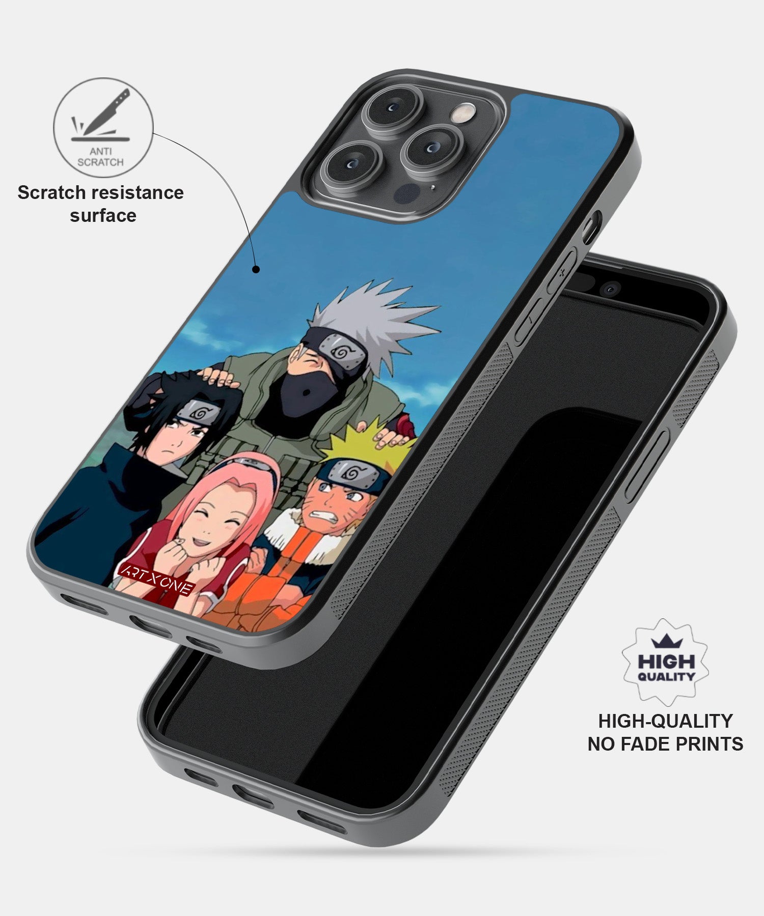 Kakashi And Friends Mobile Back Cover