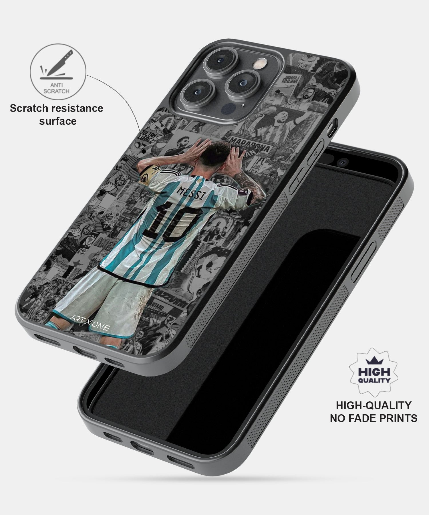 Football (Messi Collage) Mobile Back Cover
