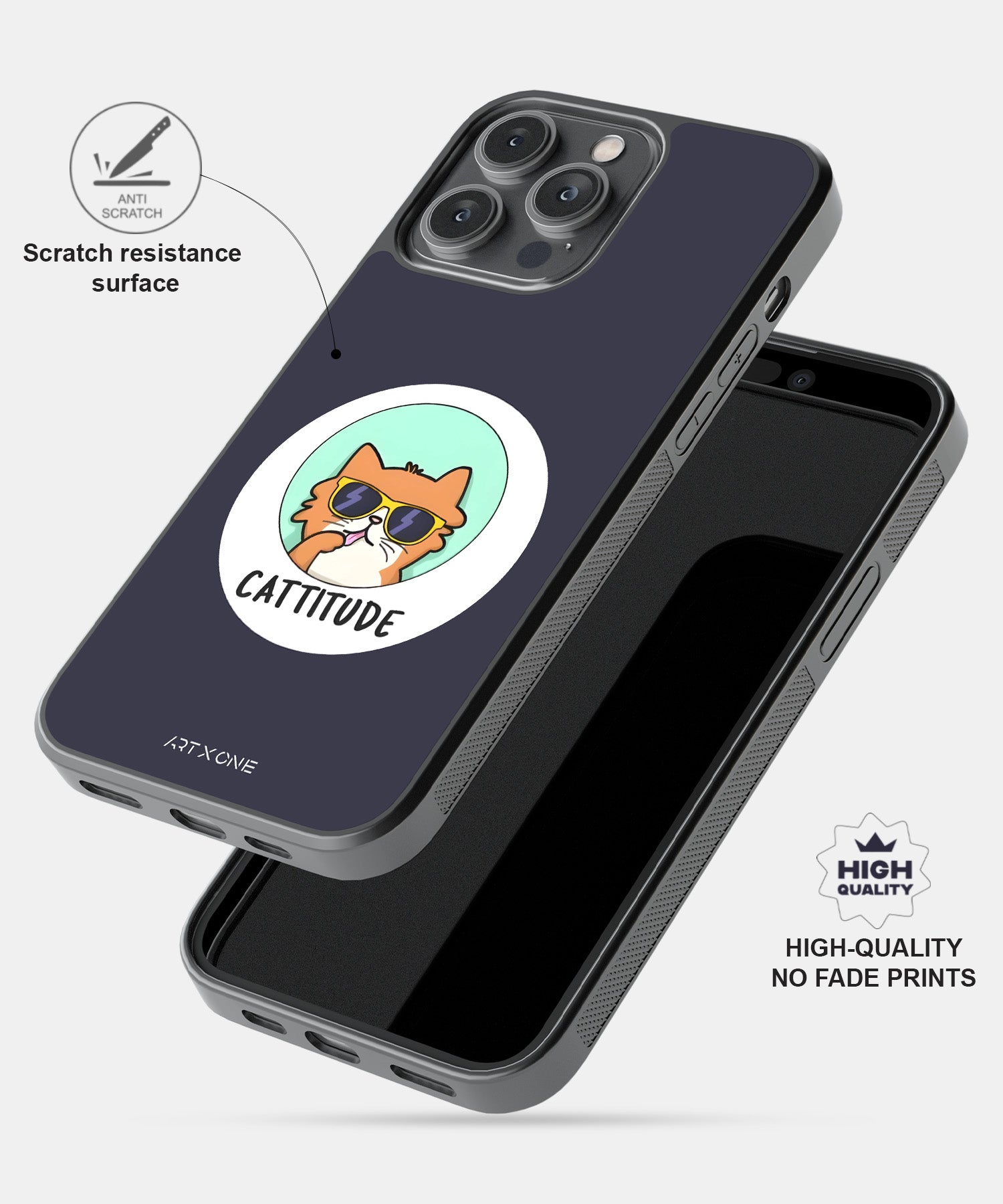 Cattitude Mobile Back Cover