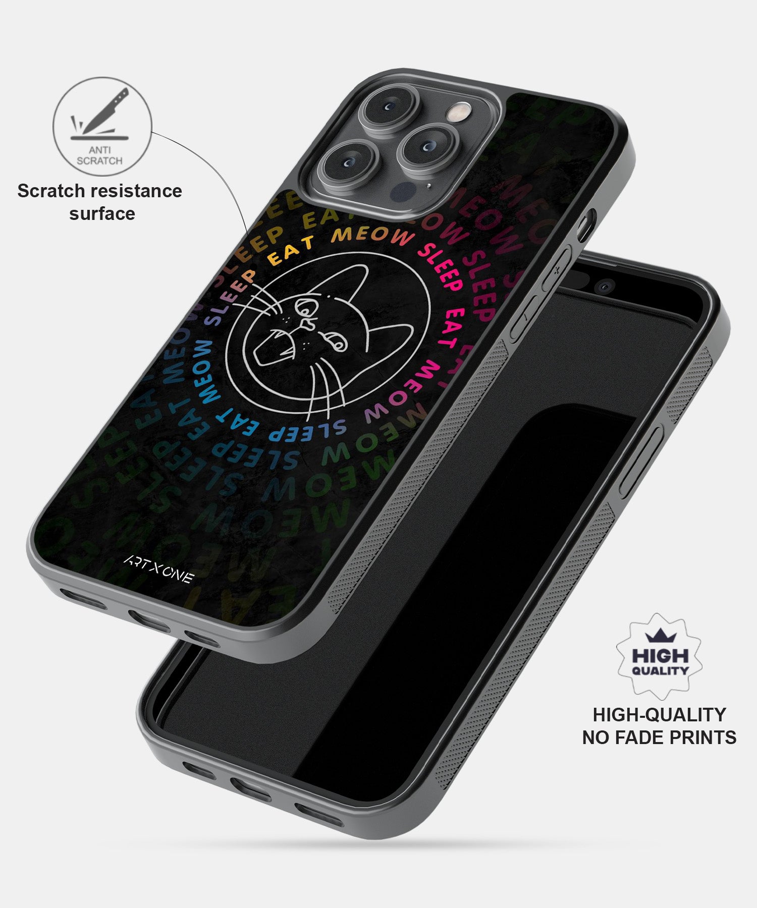 Eat Meow Sleep Mobile Back Cover
