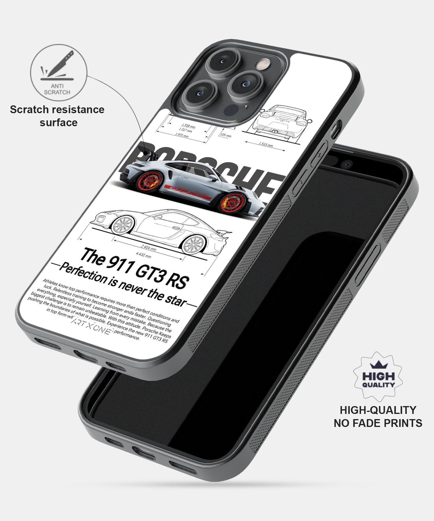 Sports Car (Porsche The 911 GT3 RS) Mobile Back Cover