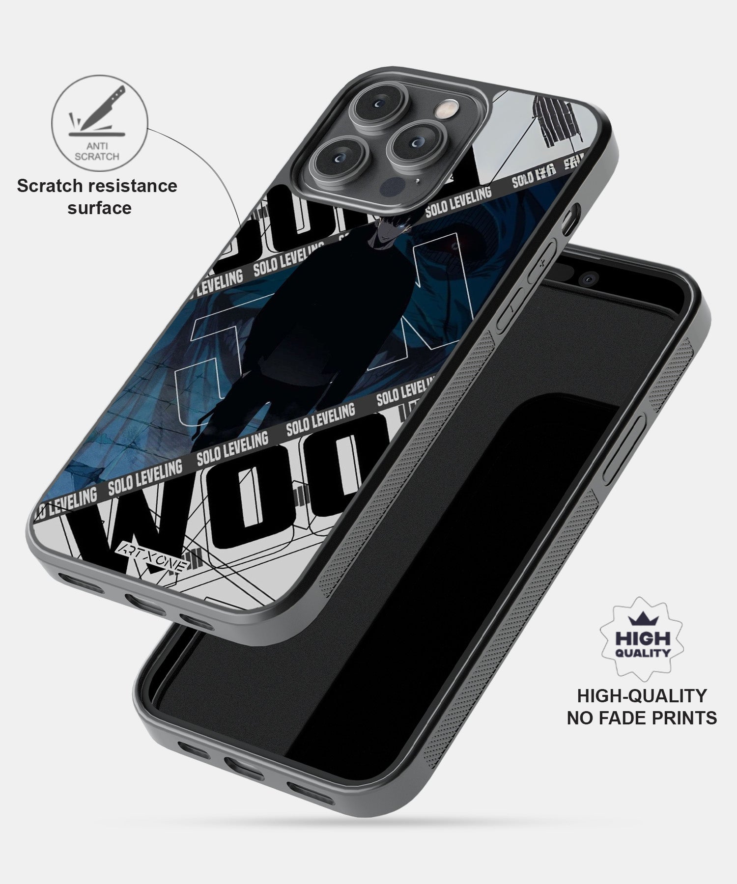 Solo Leveling  (Jin Woo) Mobile Back Cover
