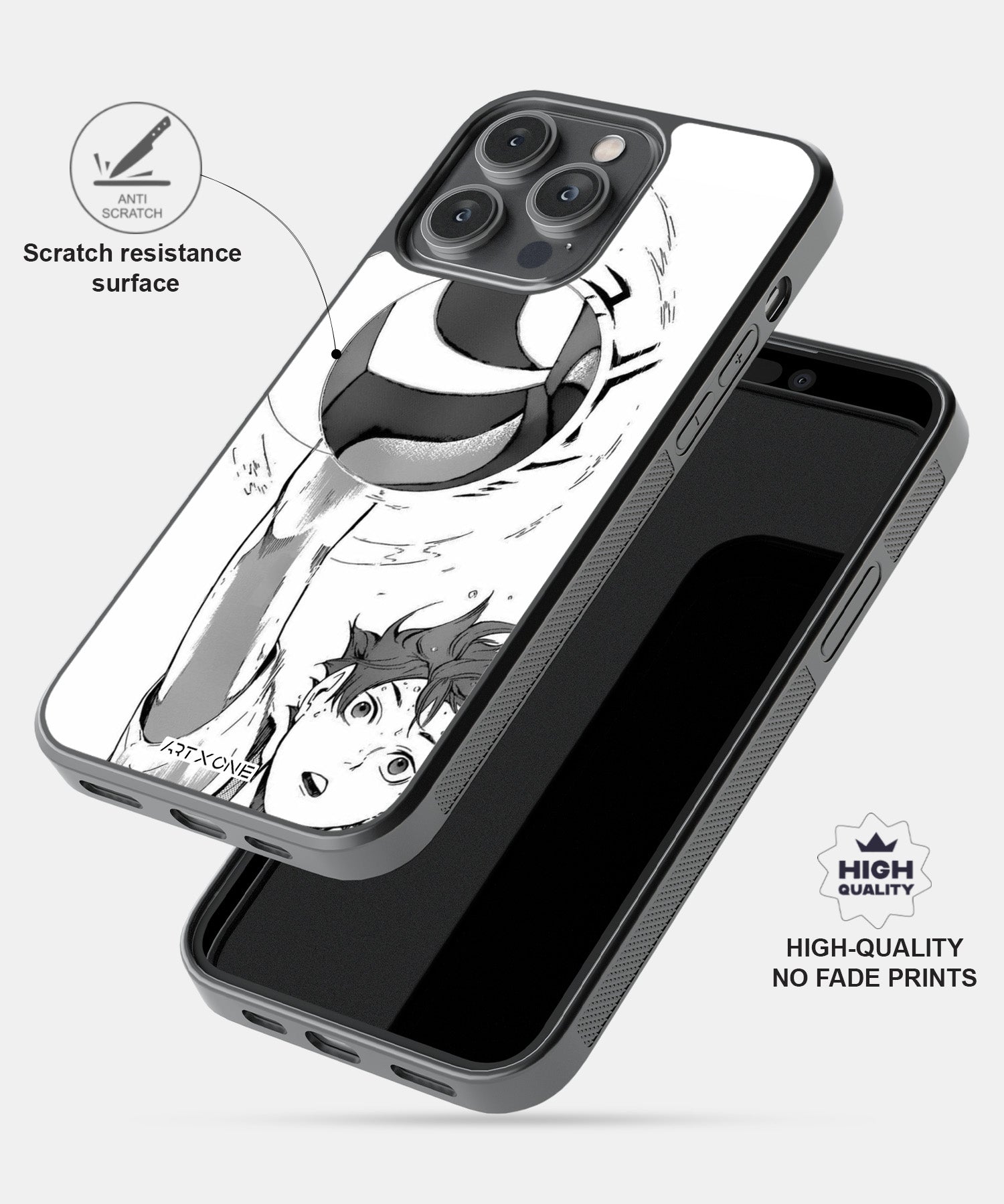 Haikyuu Monotone Mobile Back Cover