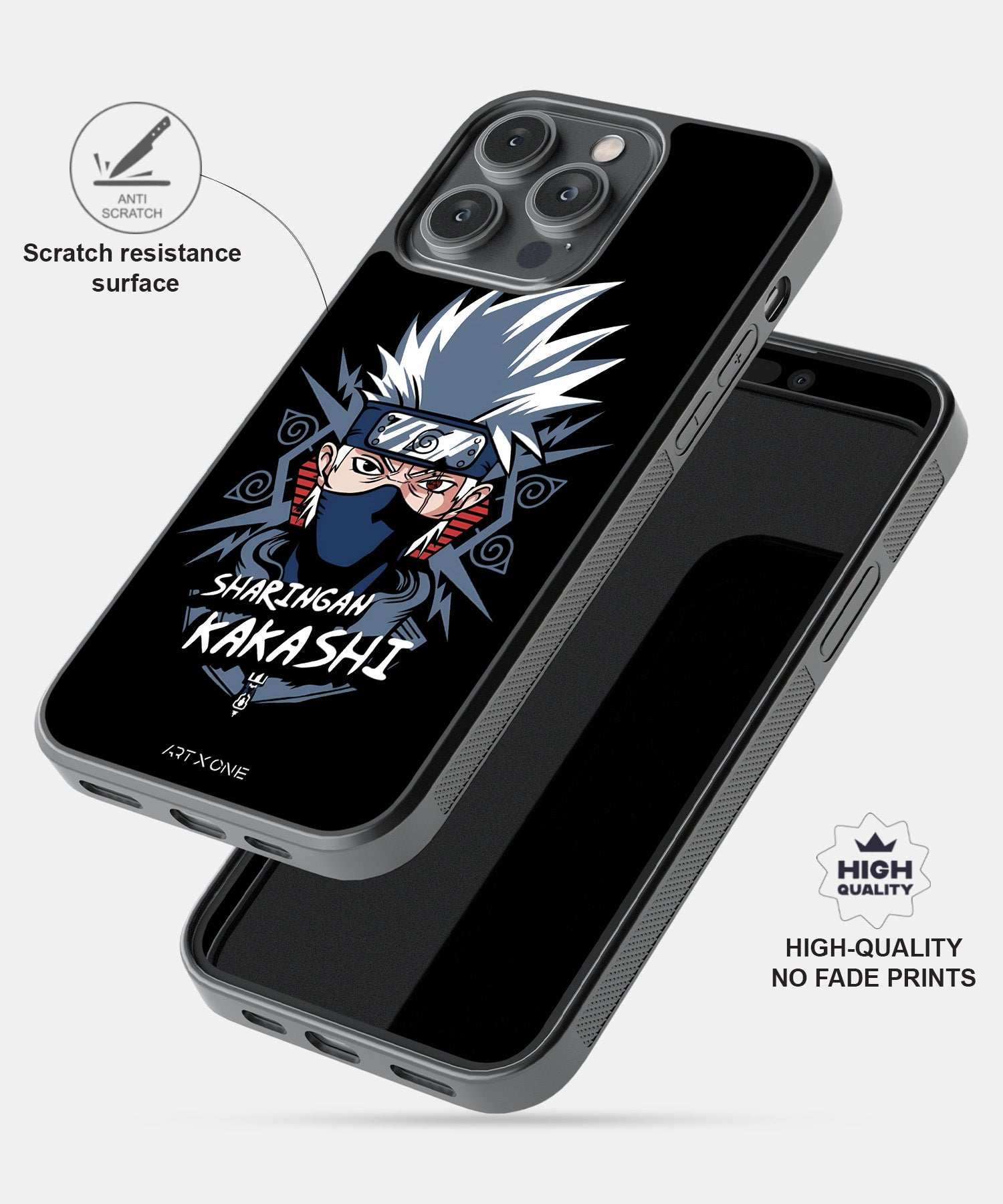 Kakashi Minimal Mobile Back Cover