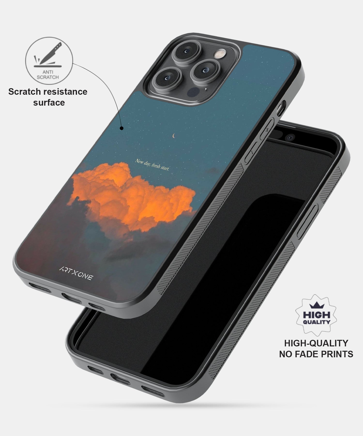 New Day, Fresh Start! Mobile Back Cover