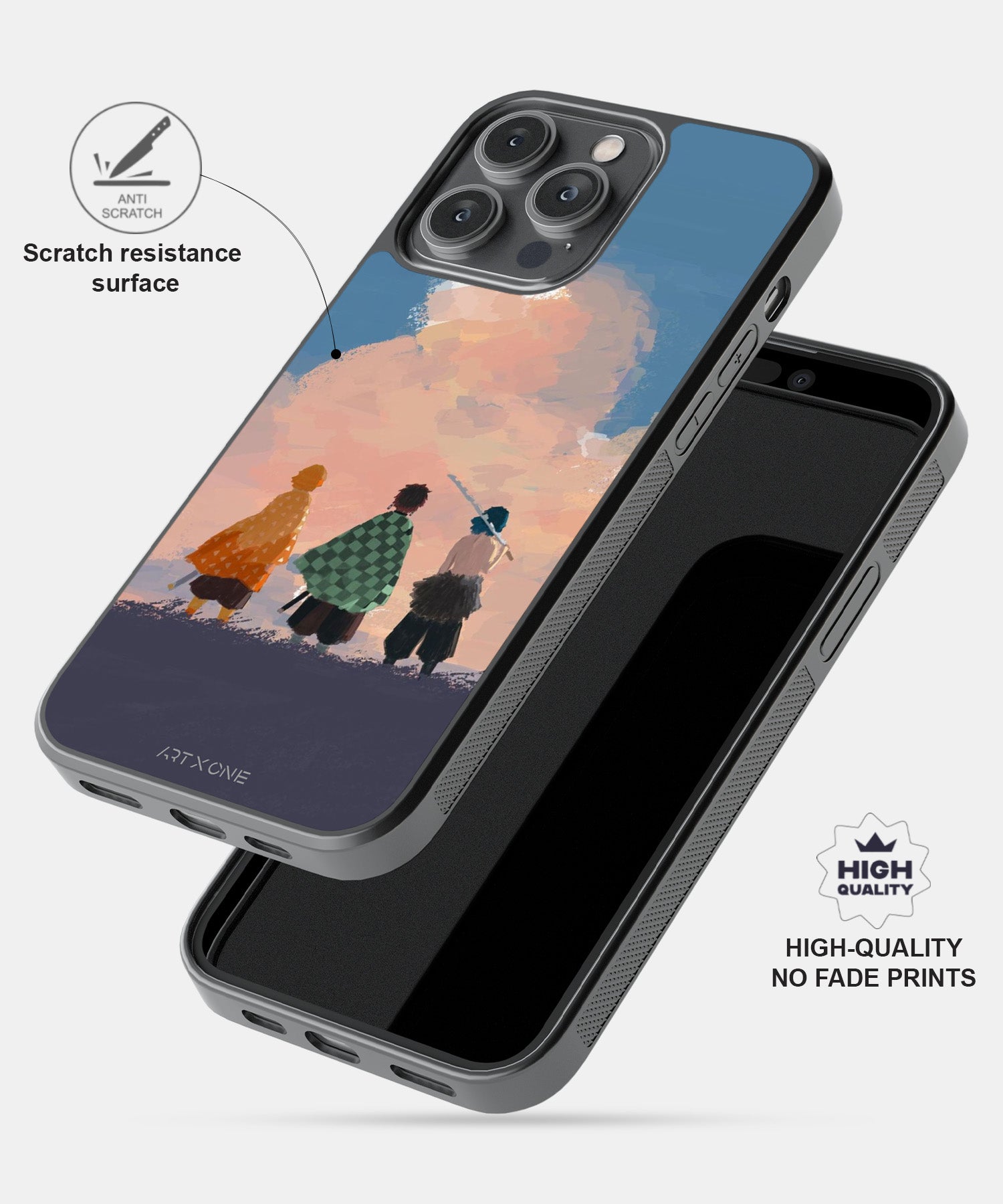Demon Slayer Pastel Mobile Back Cover
