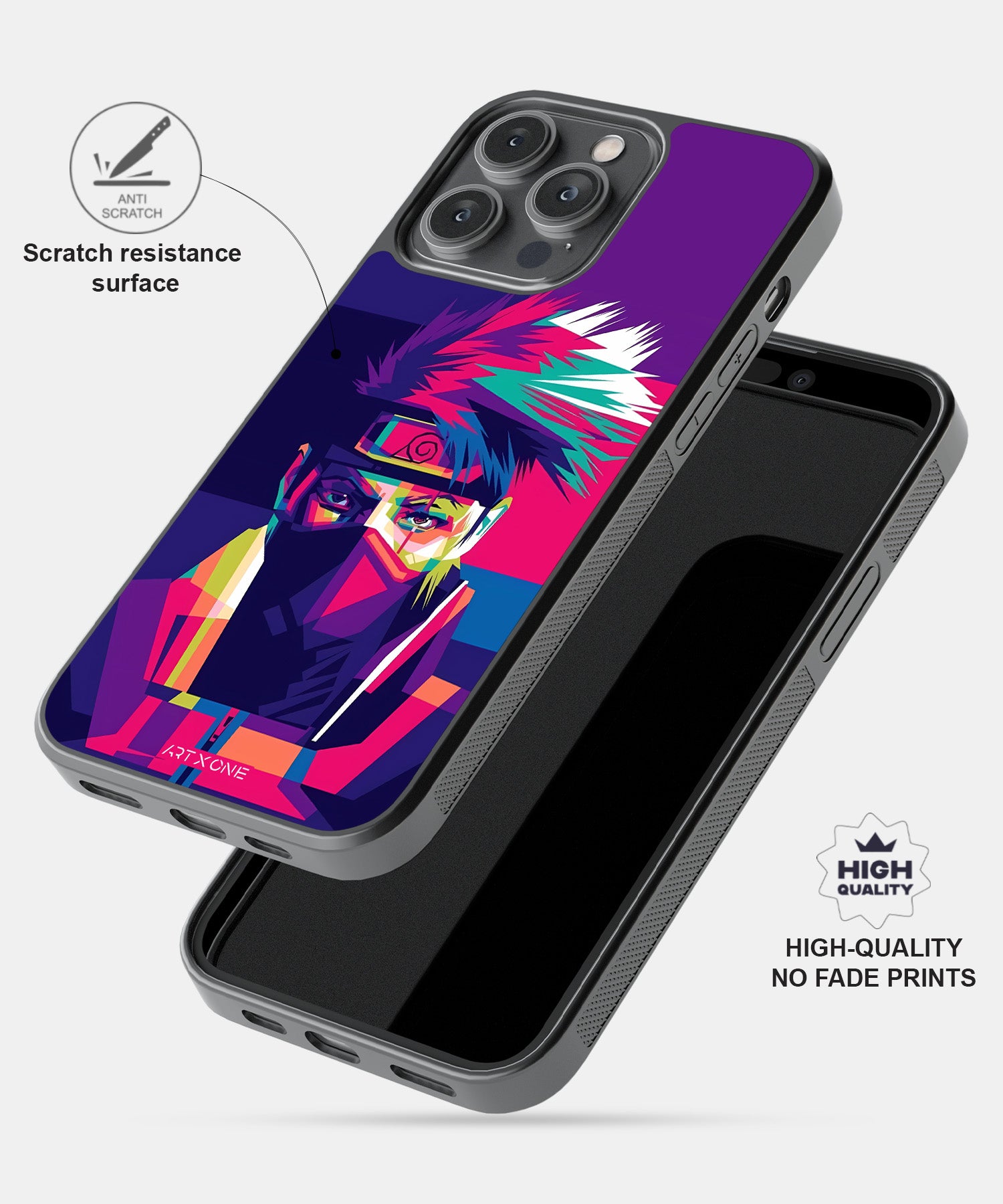 Kakashi Hatake Colored Mobile Back Cover