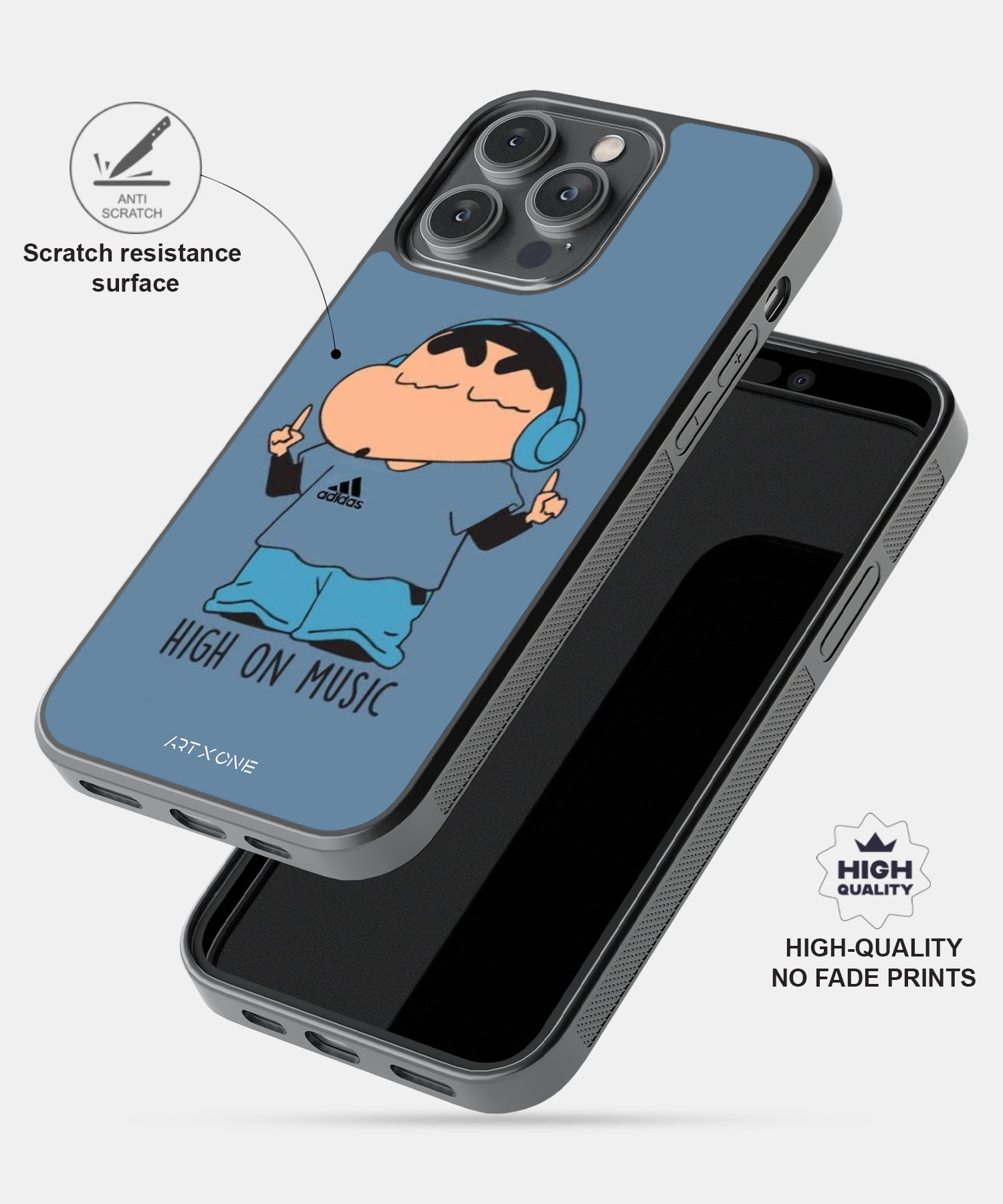 Cartoon (Shinchan High on Music) Mobile Back Cover