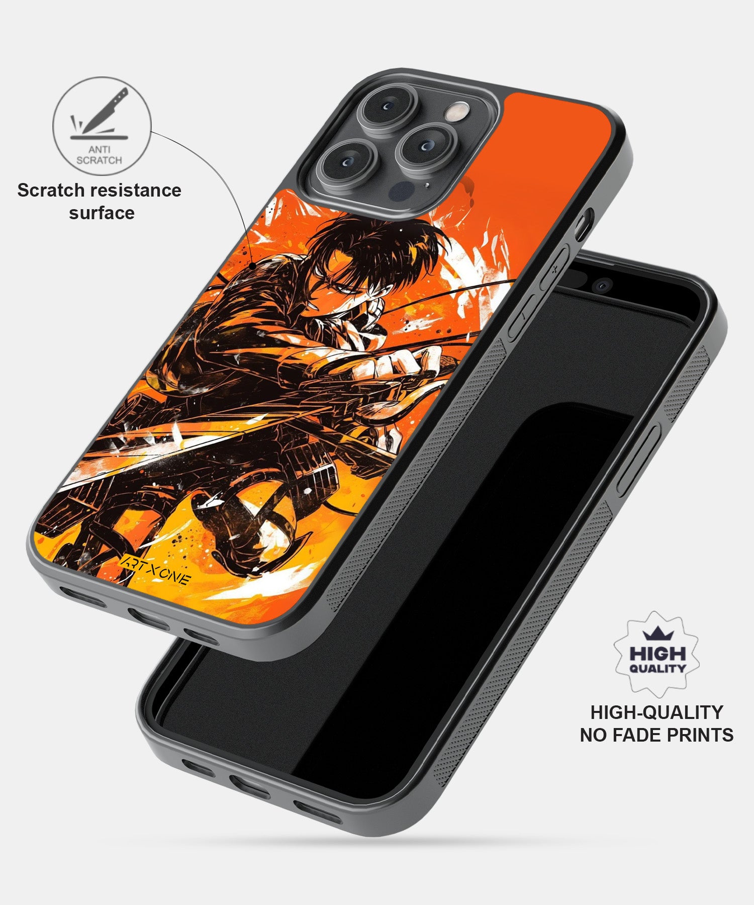 Attack On Titan (Captain Levi) Mobile Back Cover