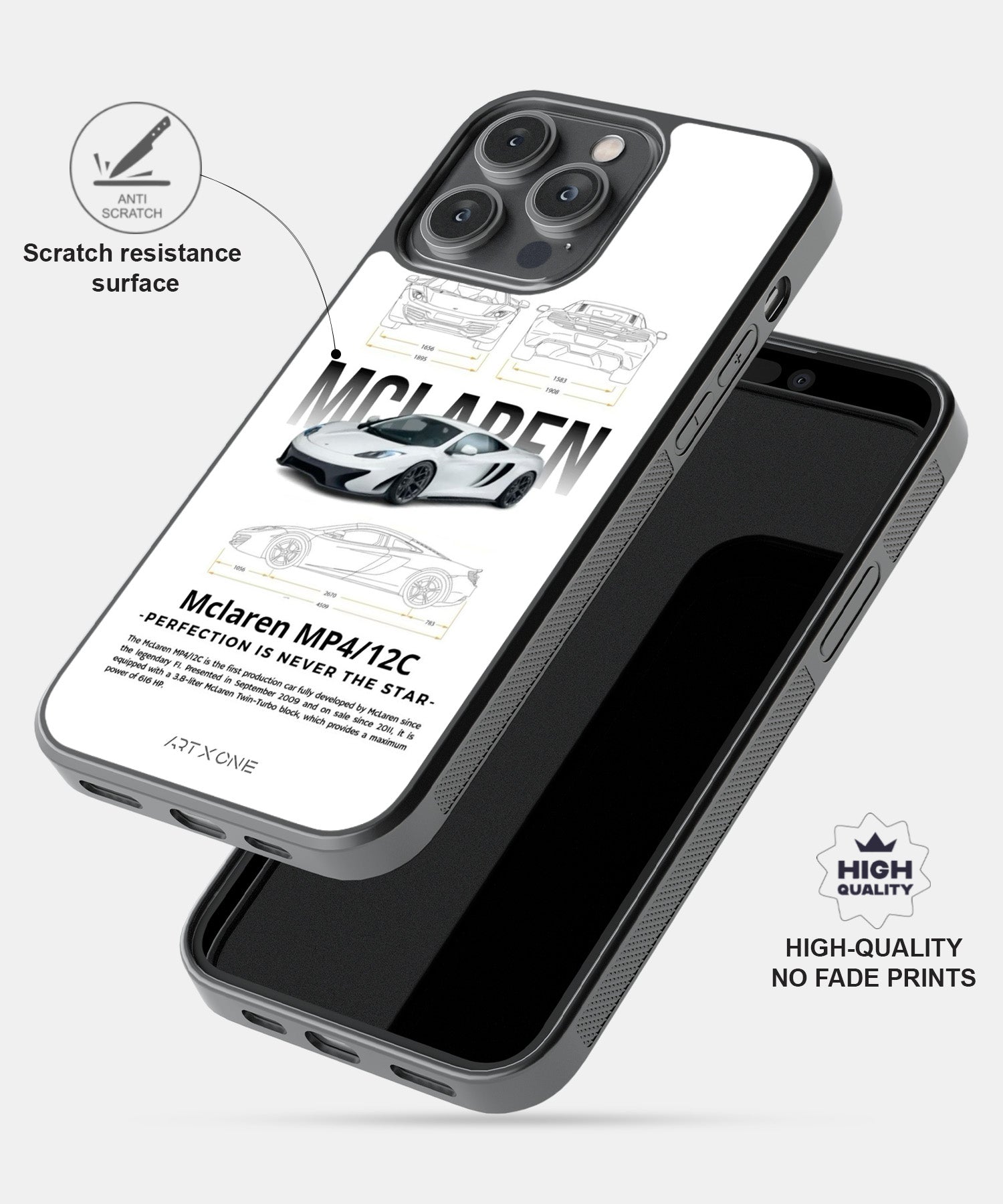 Sports Car  (Mclaren MP4) Mobile Back Cover
