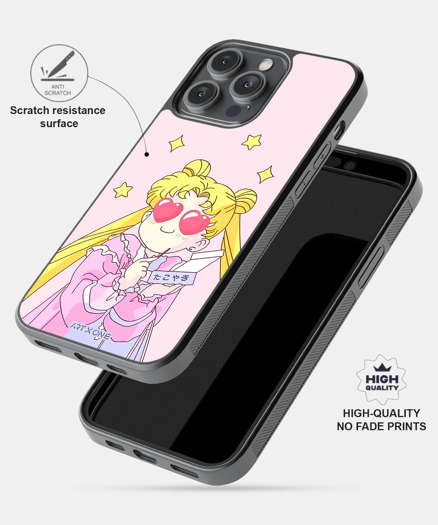 Adorable Heart Eyes Mobile Back Cover