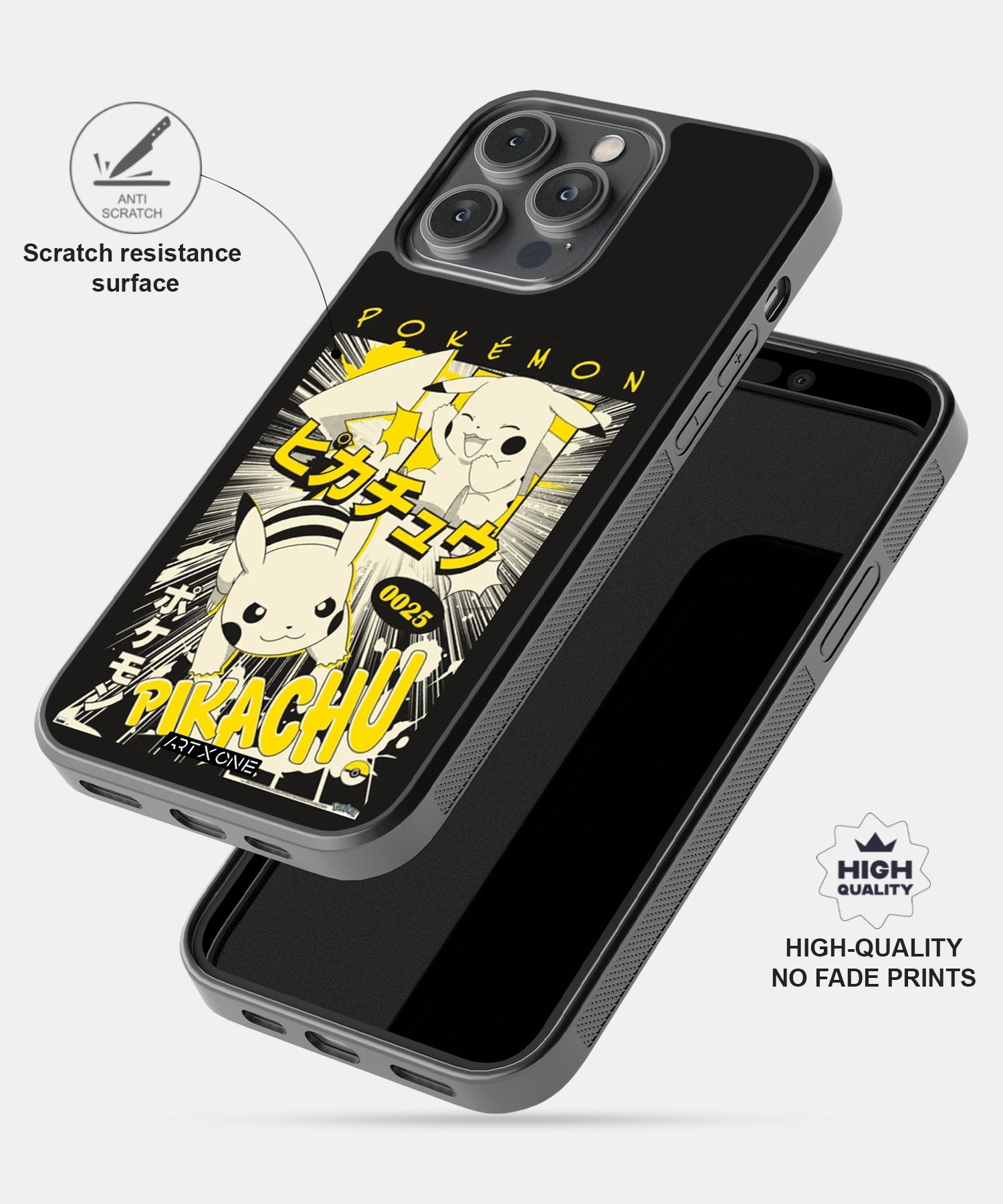 Cartoon (Pikachu Thunder) Mobile Back Cover
