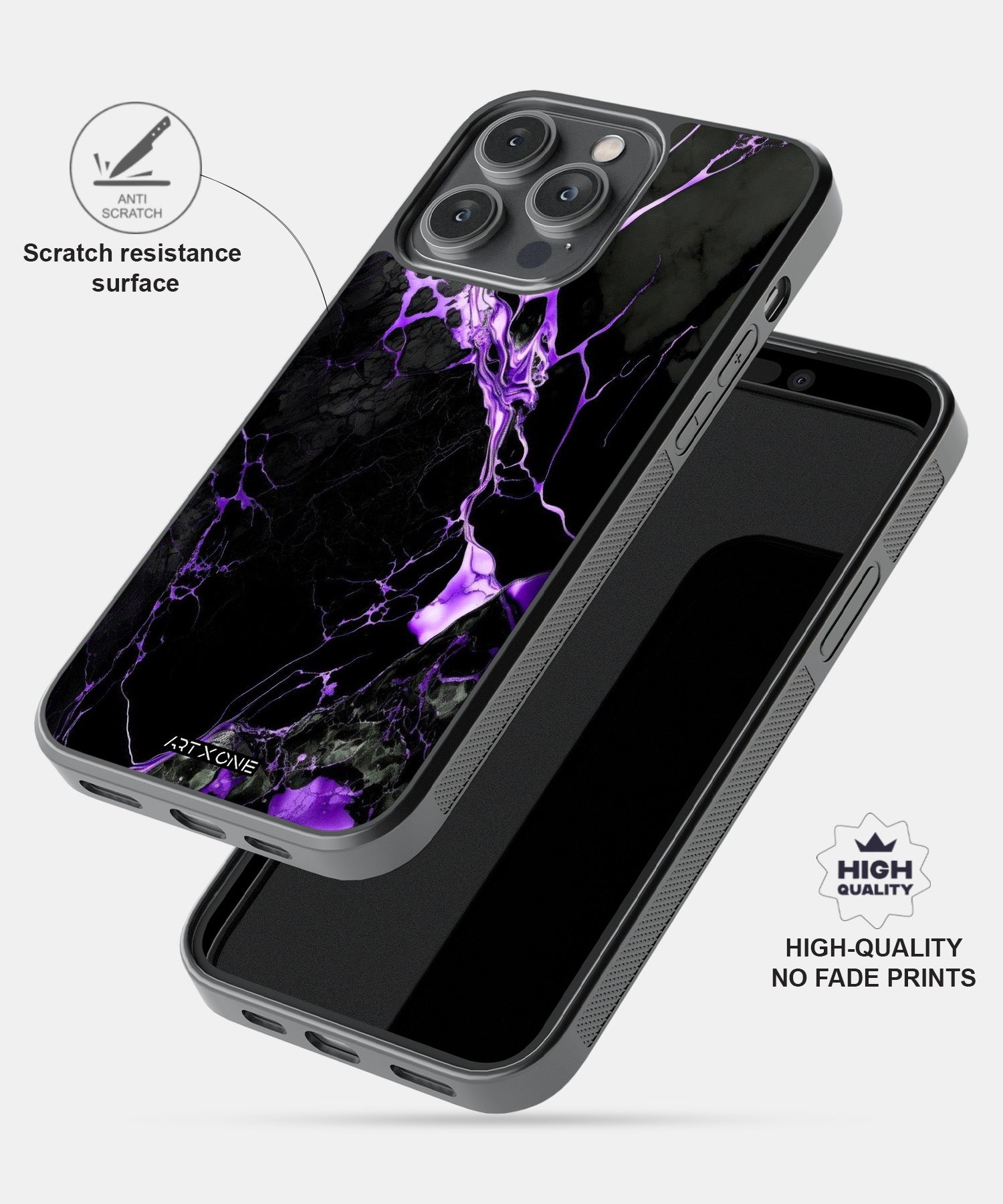 Voilet Marbel Mobile Back Cover