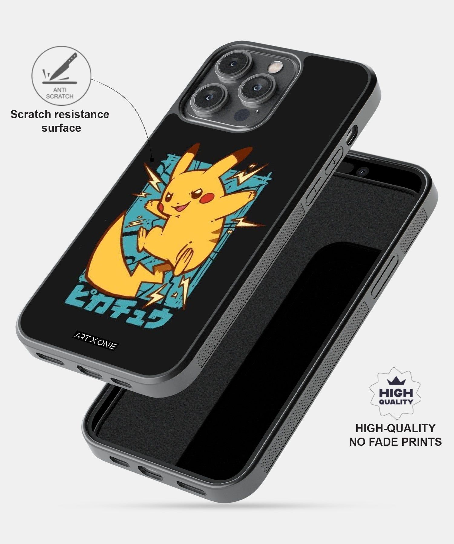 Cartoon (Pikachu) Mobile Back Cover