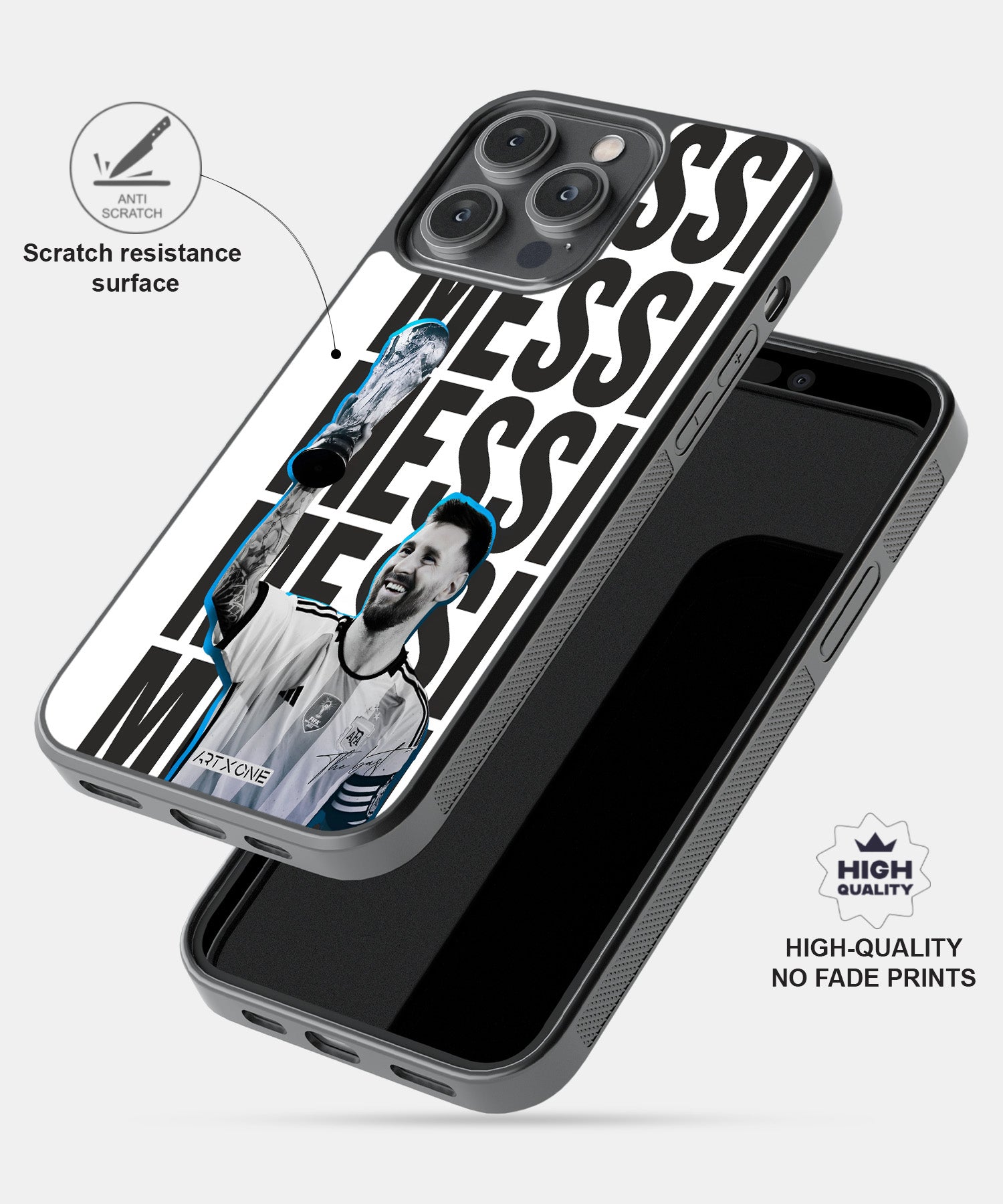 Football (Messi Messi Messi) Mobile Back Cover