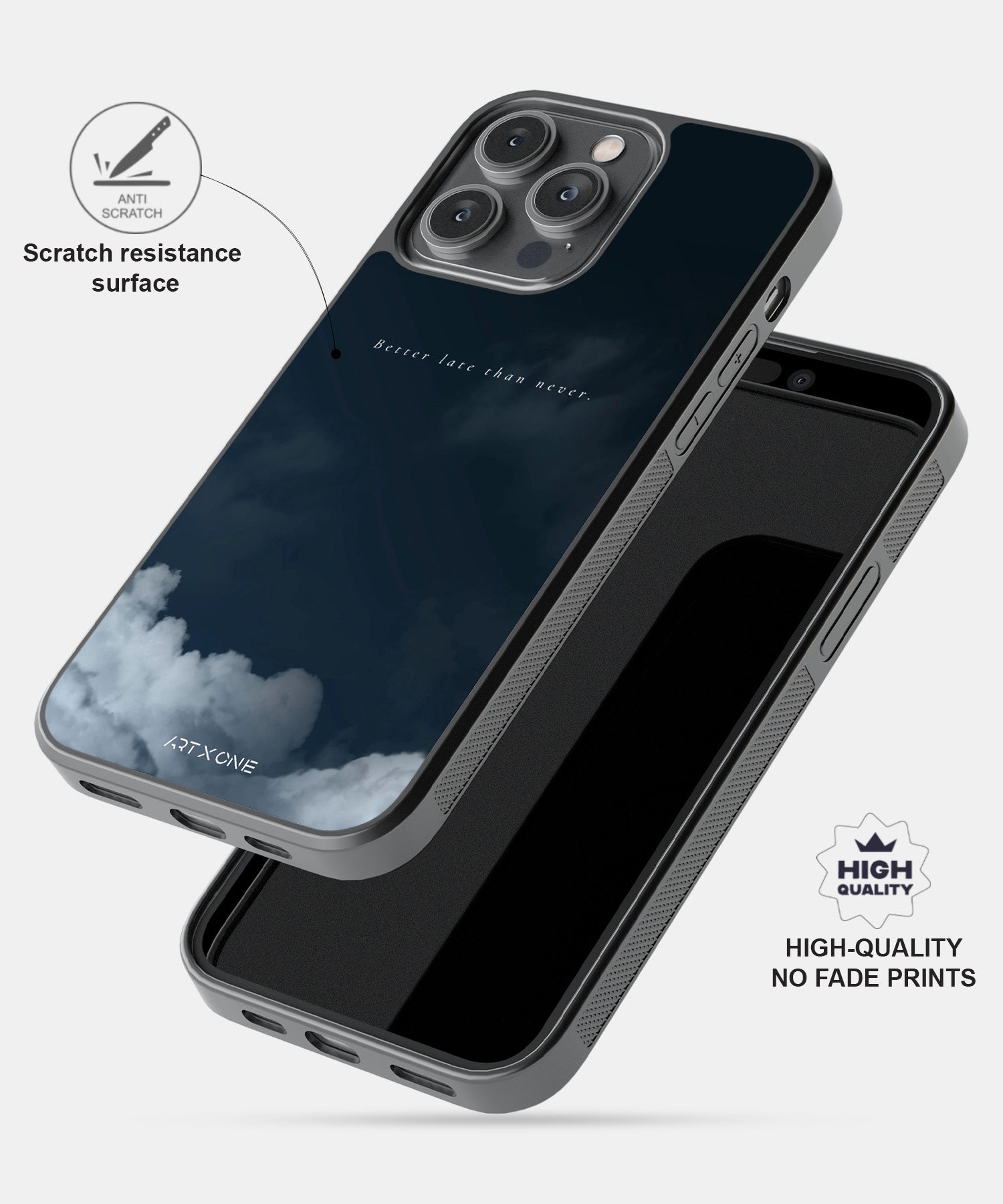 Better Late Than Never Mobile Back Cover
