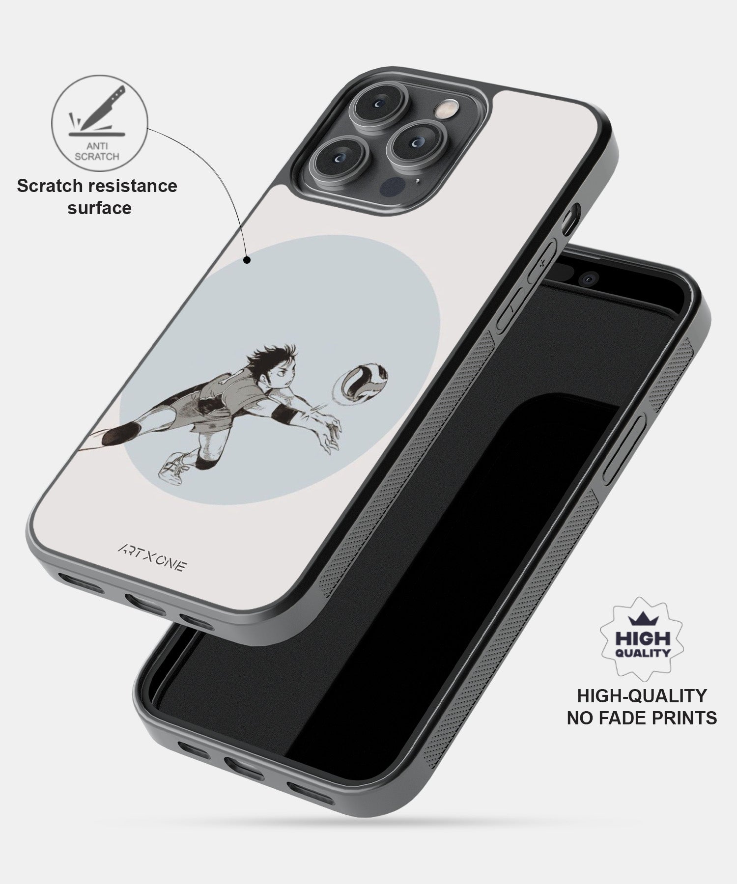 Haikyuu Off White Mobile Back Cover