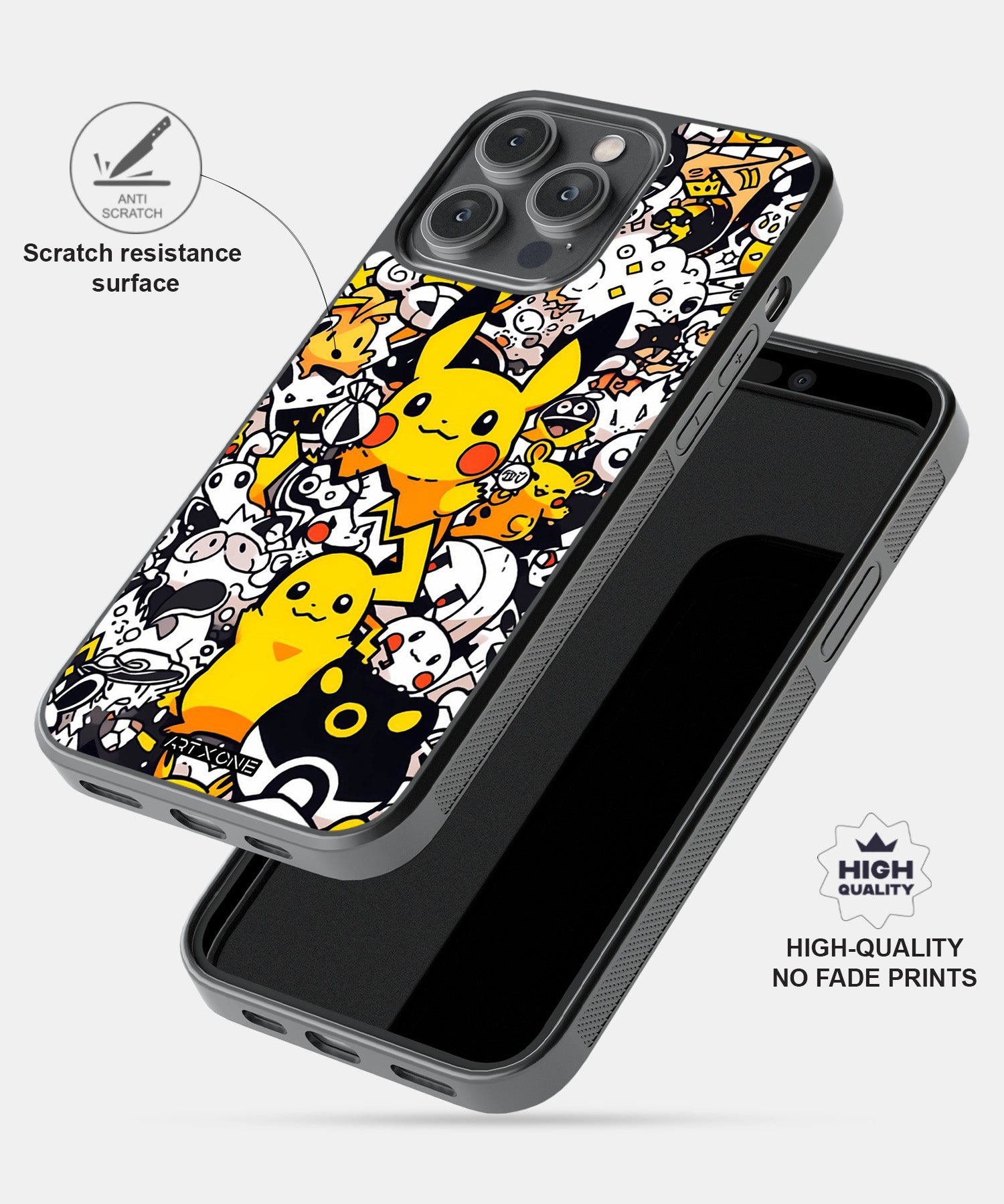 Cartoon (Pichu Pikachu) Mobile Back Cover