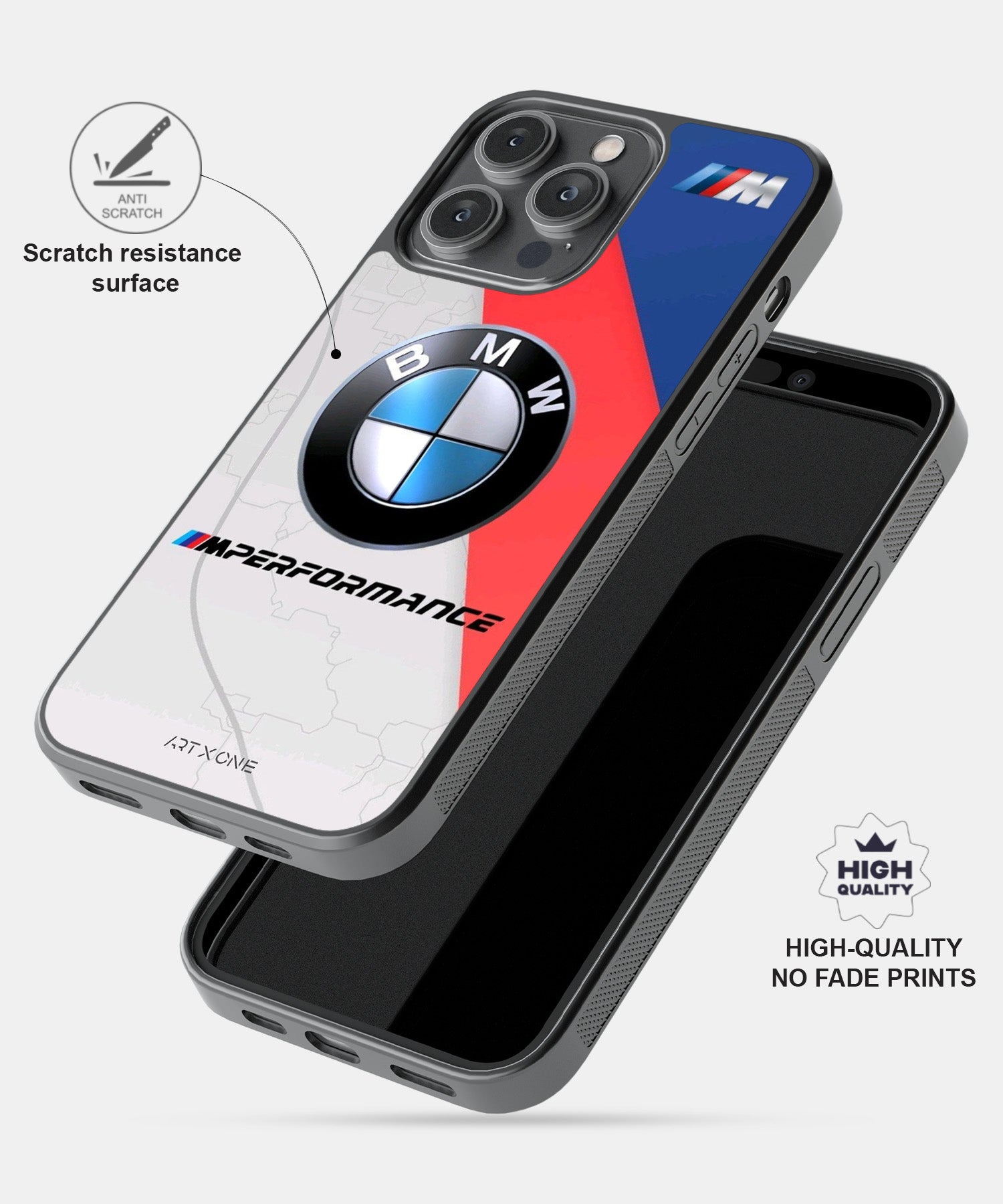 BMW Logo  Gradient Flag Design Mobile Back Cover