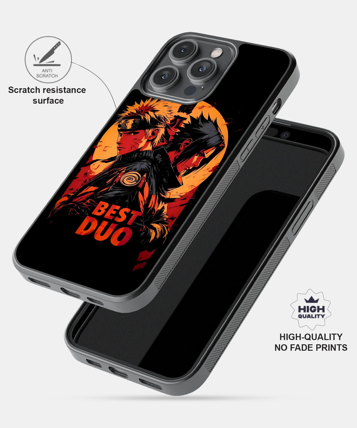 Naruto Sasuke Best Duo Mobile Back Cover