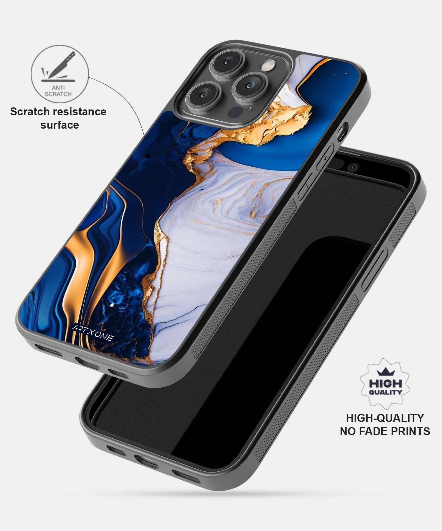 Blue Marbel Mobile Back Cover