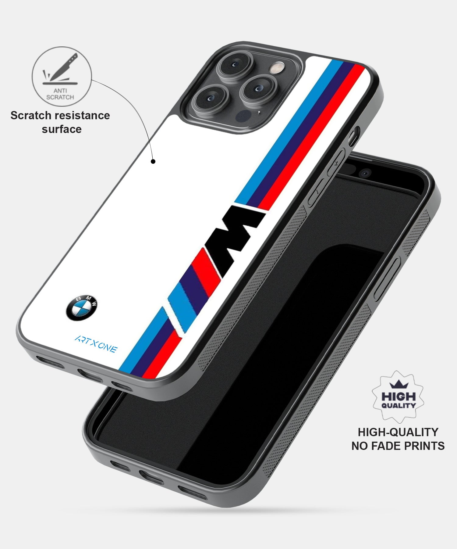 BMW M Sport x Logo Mobile Back Cover