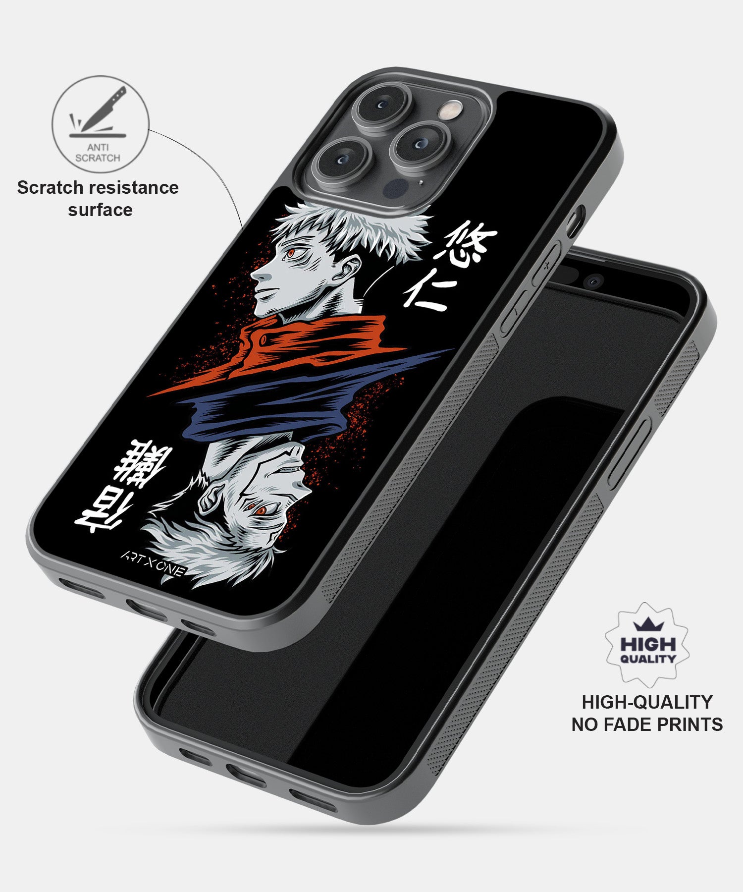 Upside Down Anime Mobile Back Cover