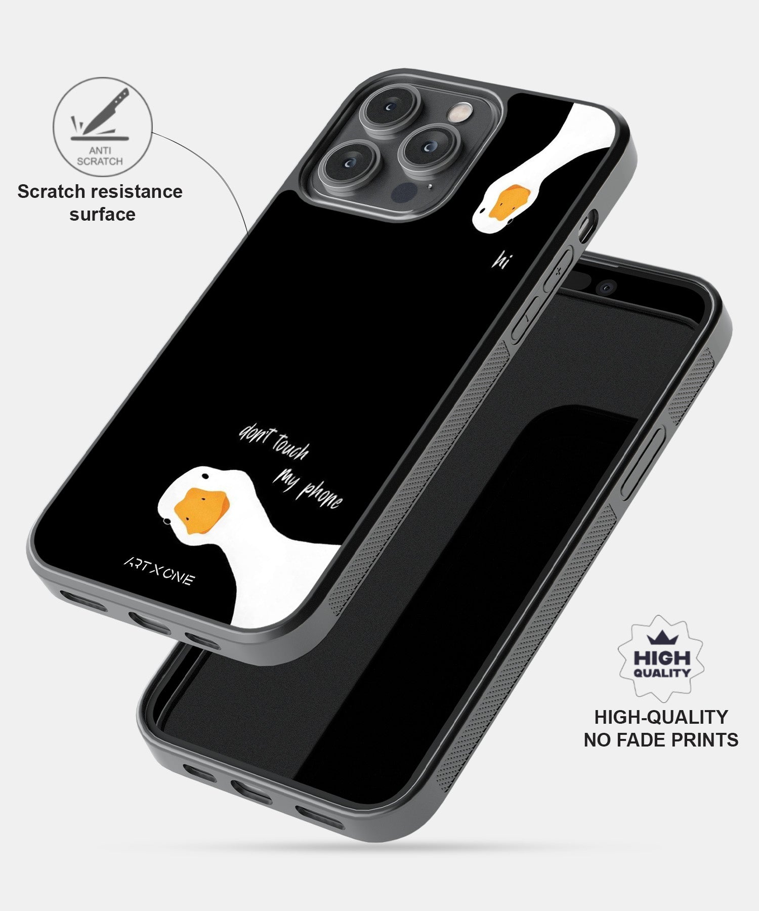Don't Touch My Phone! Mobile Back Cover