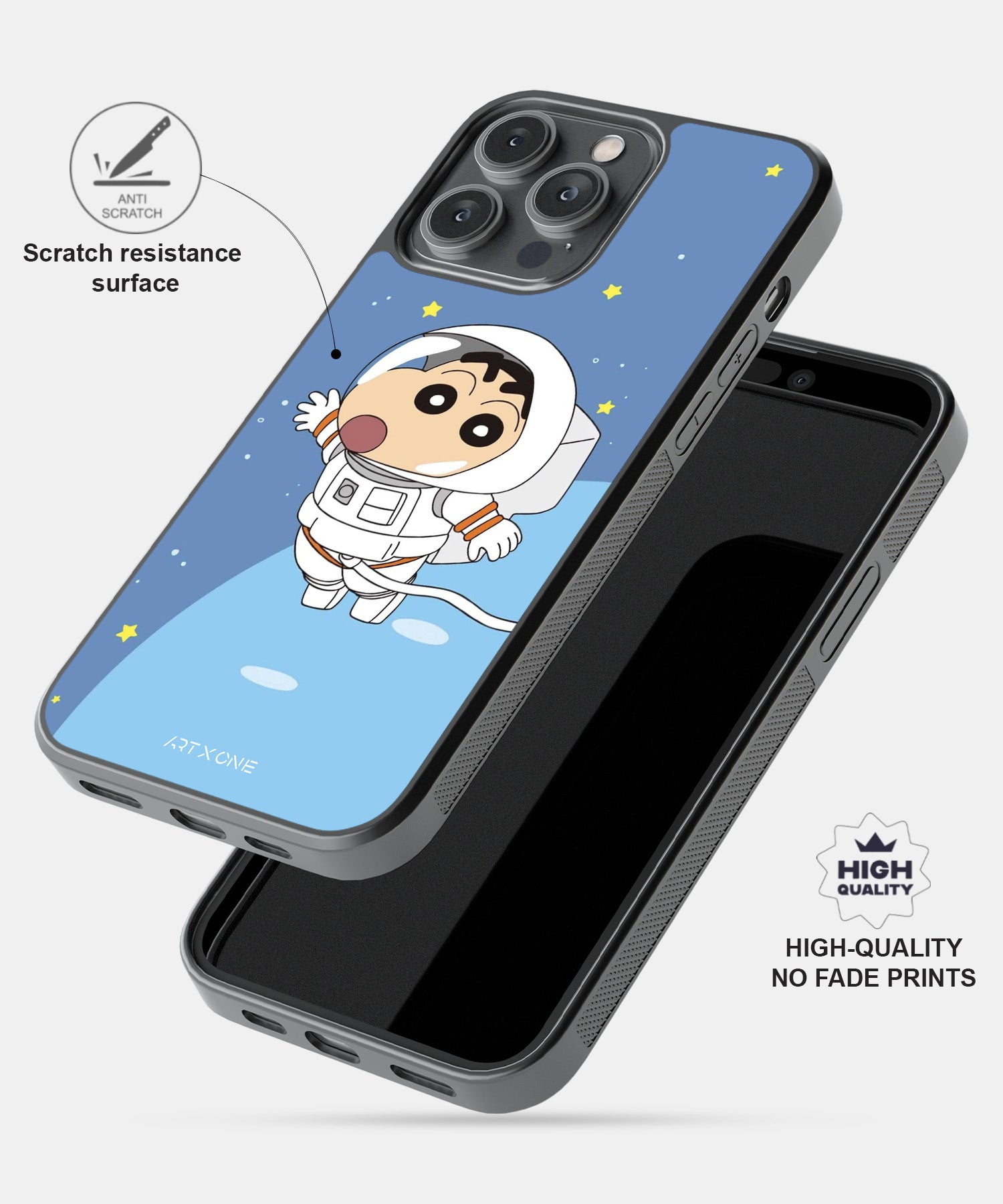 Cartoon (Space Shinchan) Mobile Back Cover