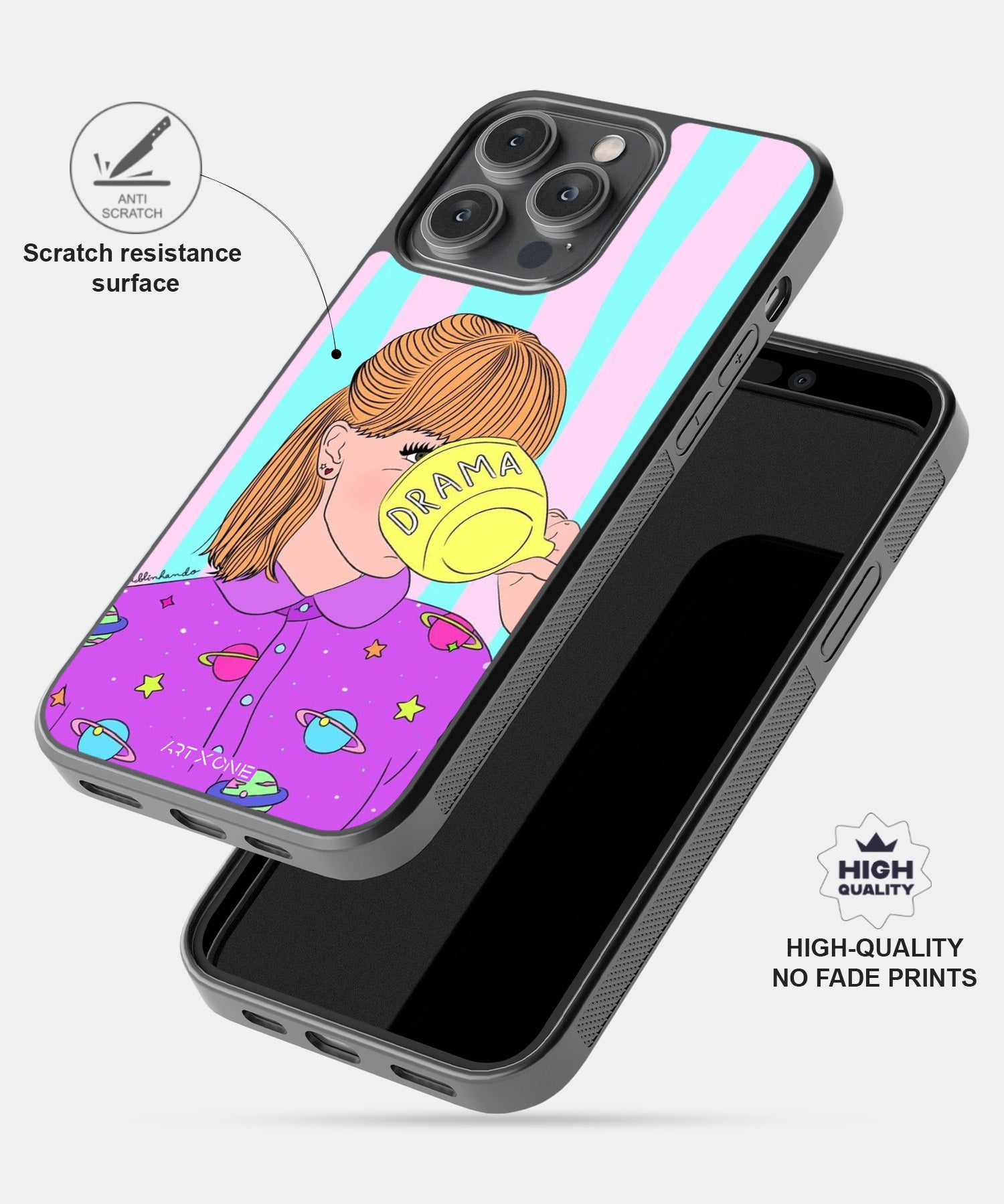 Drama Cup Mobile Back Cover